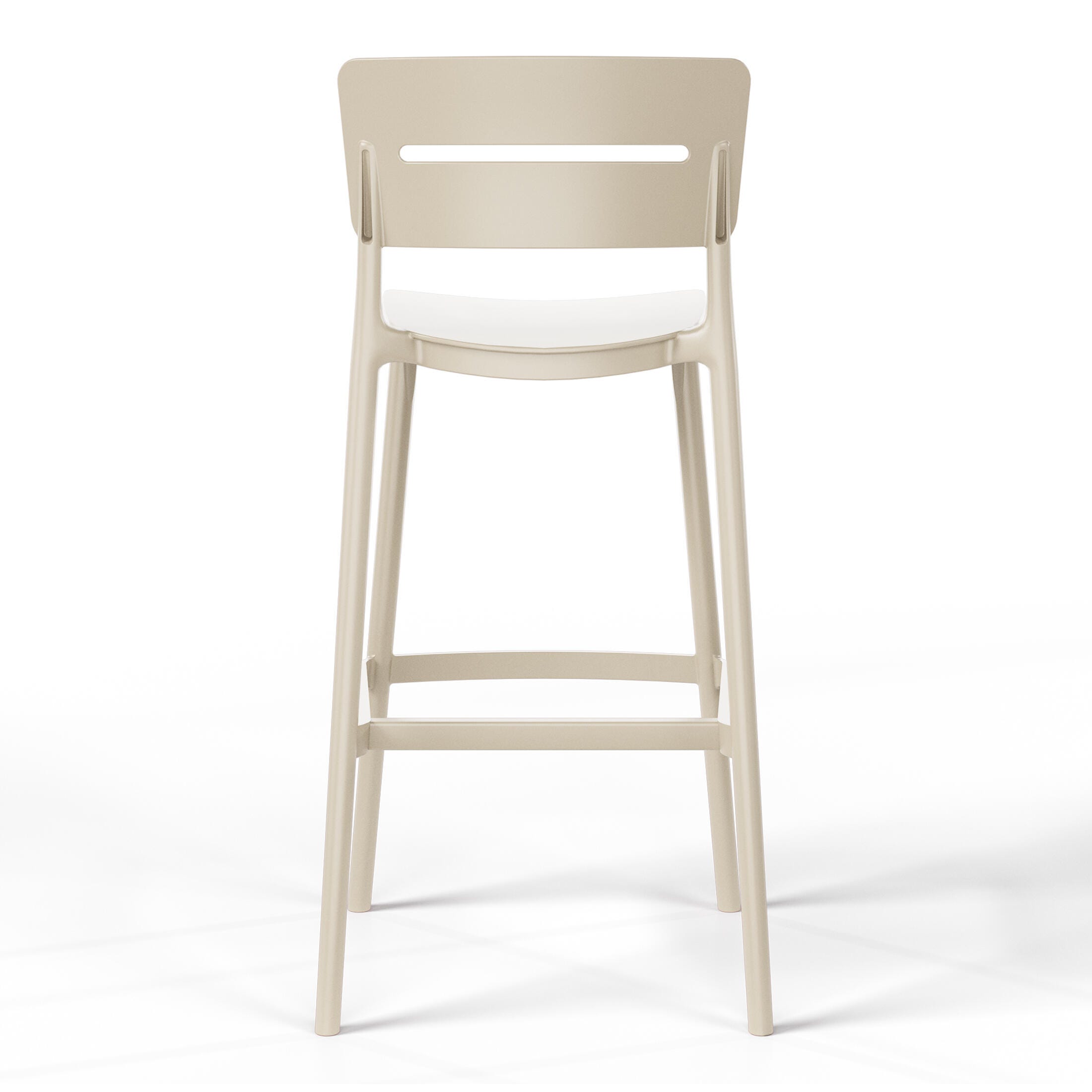 Westin Furniture Seraphine Outdoor Bar Stool (Set of 2), Sand, large
