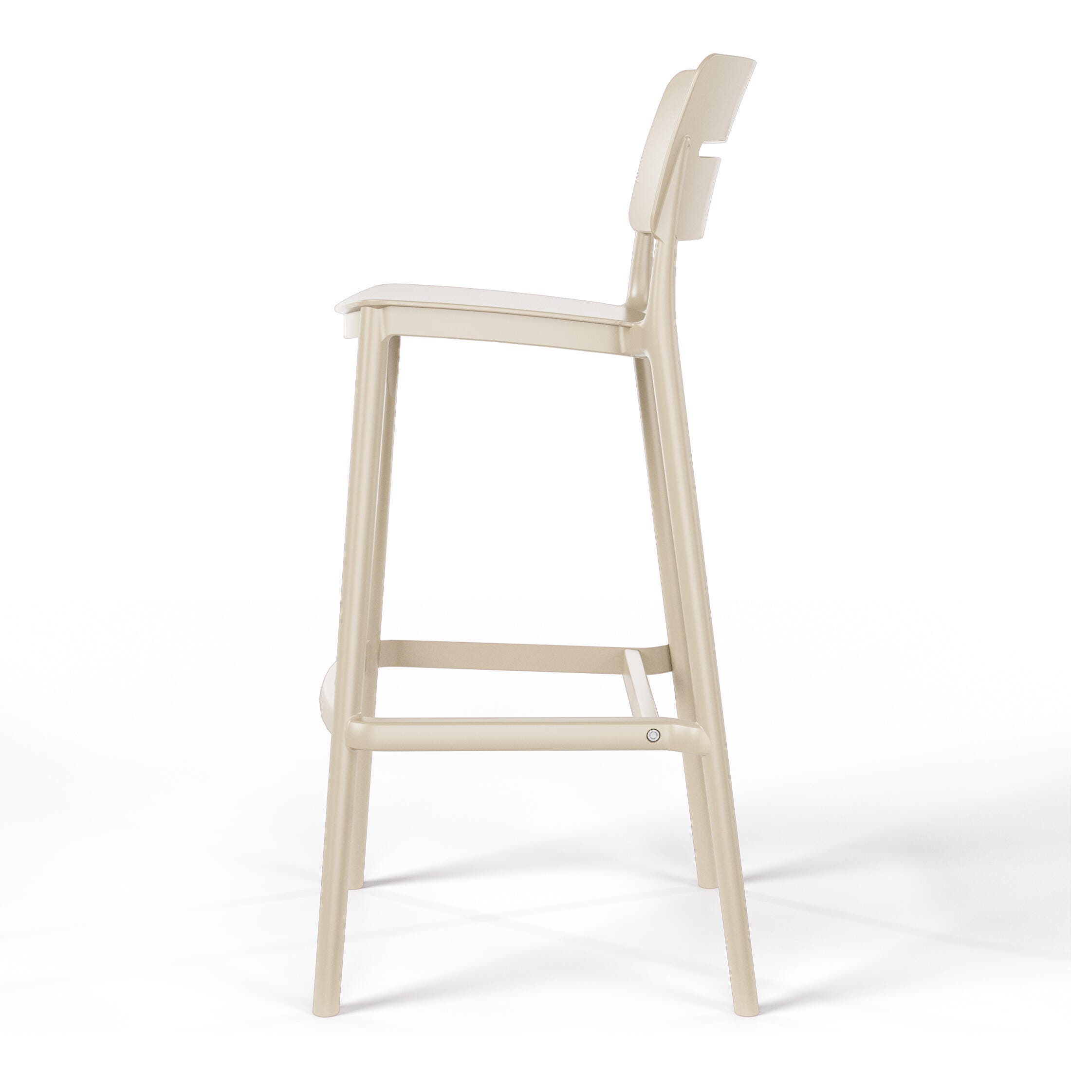 Westin Furniture Seraphine Outdoor Bar Stool (Set of 2), Sand, large