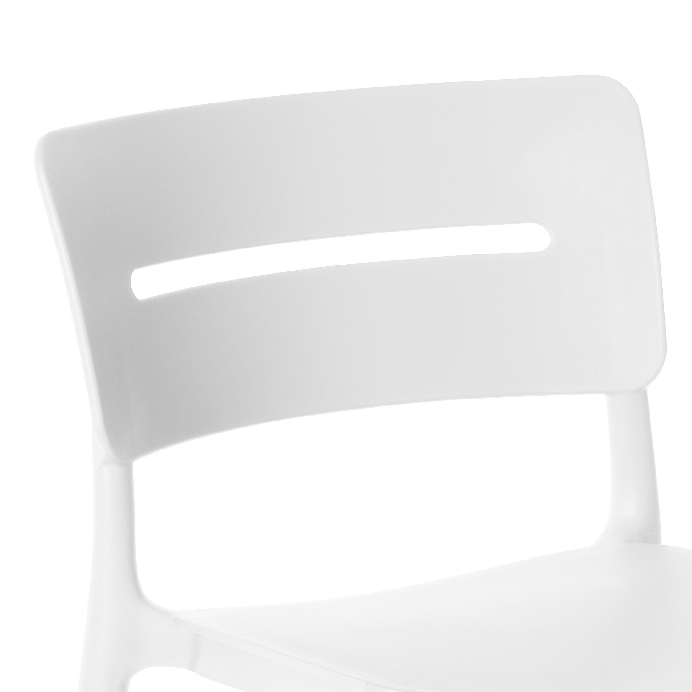 Westin Furniture Seraphine Outdoor Bar Stool (Set of 2), White, large