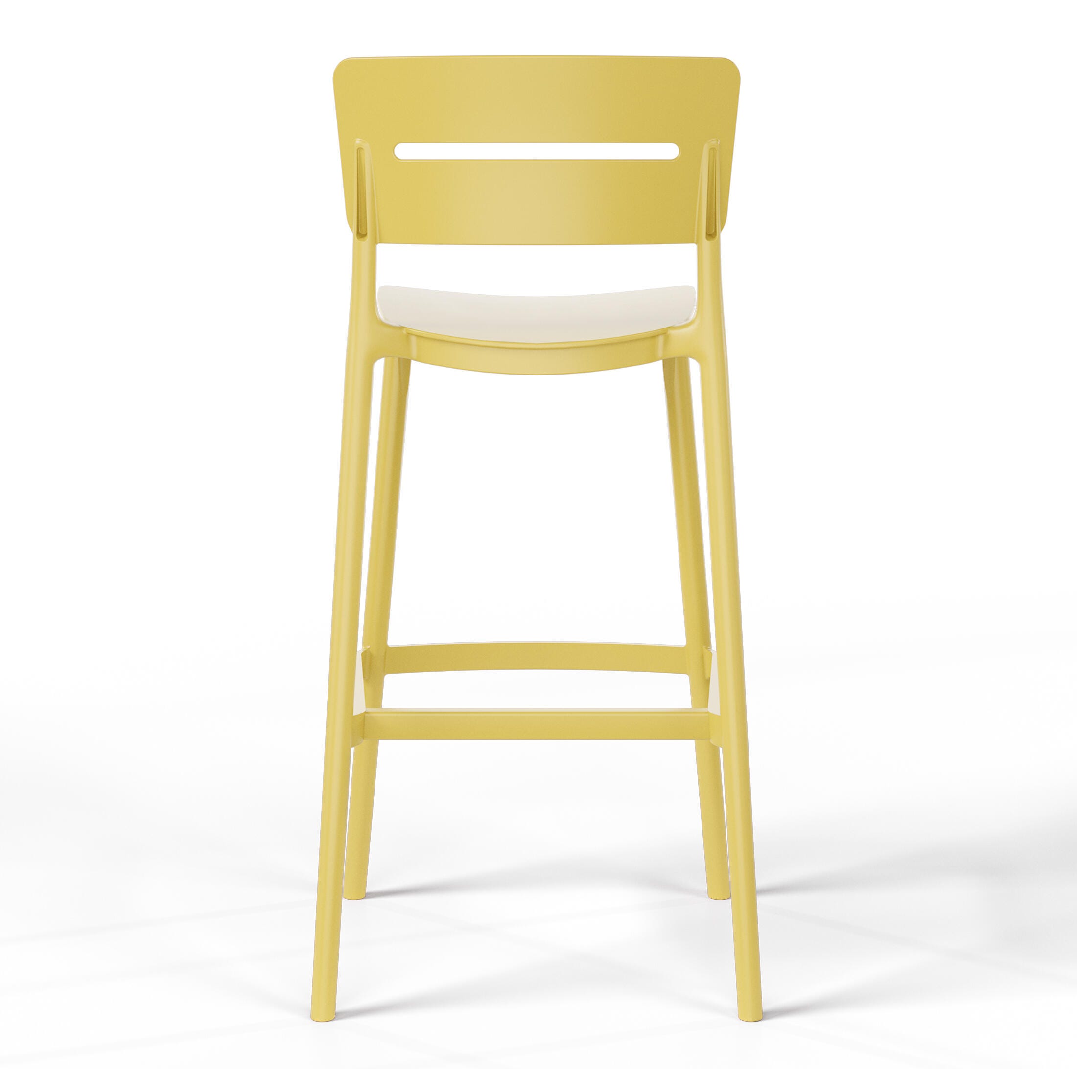 Westin Furniture Seraphine Outdoor Bar Stool (Set of 2), Yellow, large