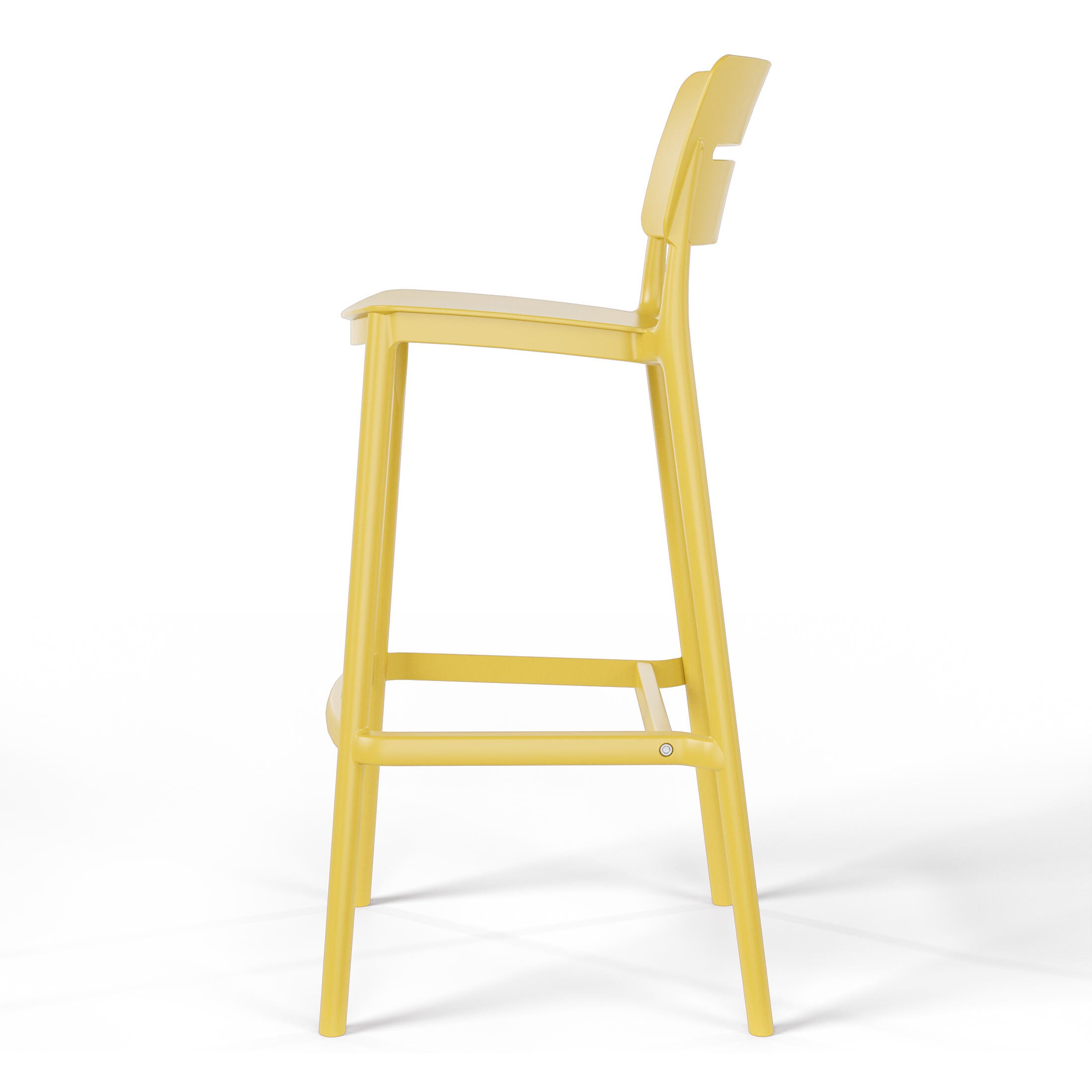 Westin Furniture Seraphine Outdoor Bar Stool (Set of 2), Yellow, large