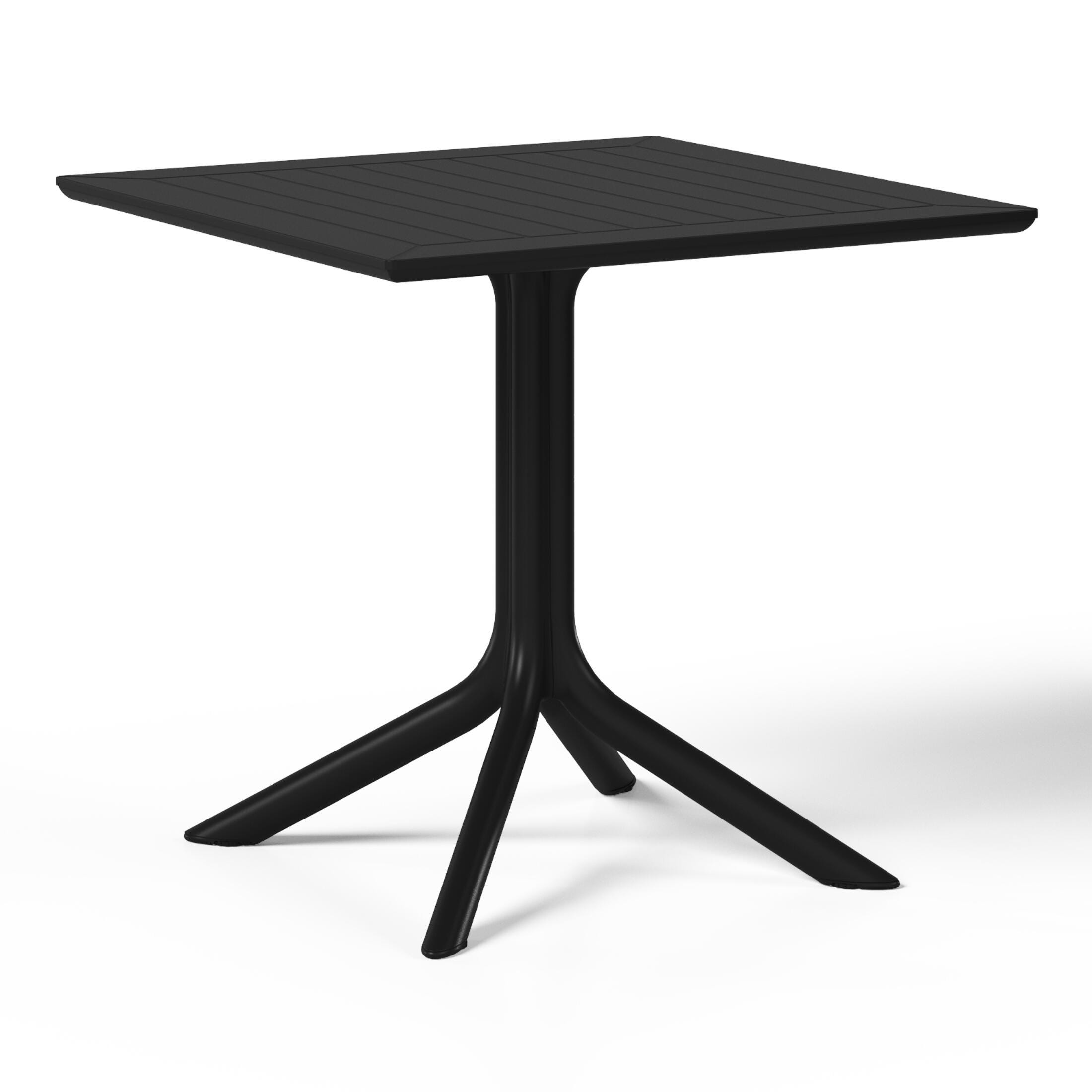 Westin Furniture Isla Square Outdoor Dining Table, Black, large