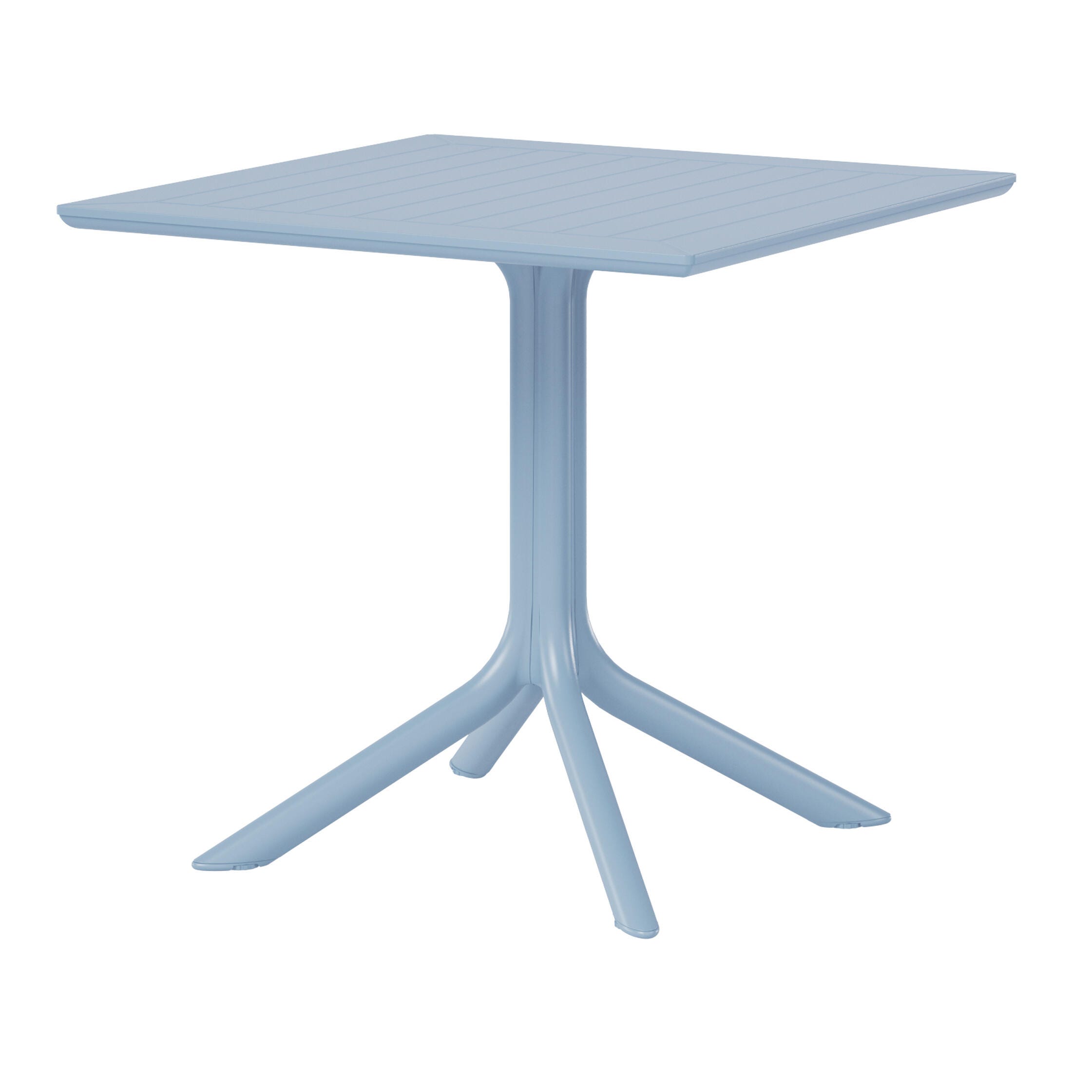 Westin Furniture Isla Square Outdoor Dining Table, French Blue, large