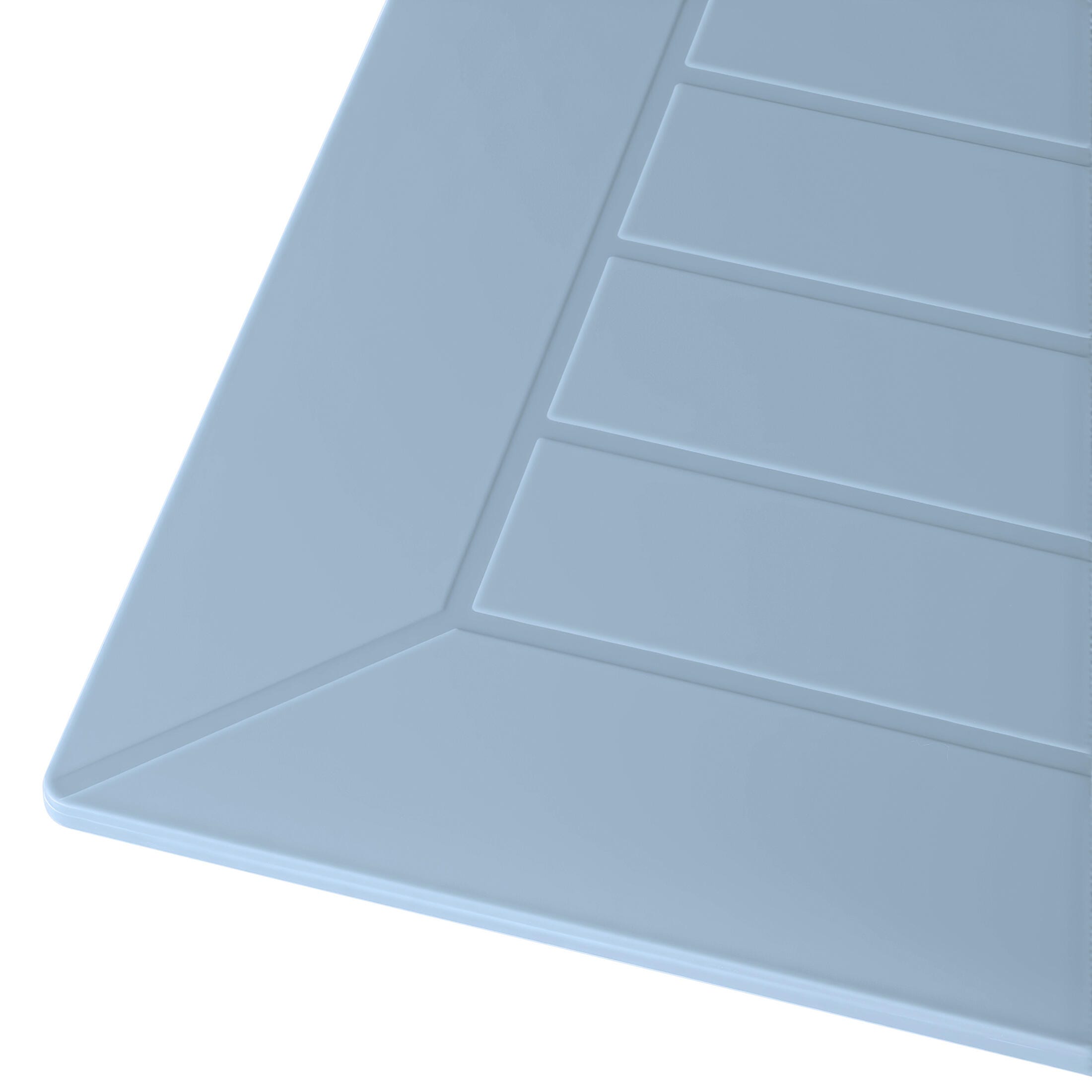 Westin Furniture Isla Square Outdoor Dining Table, French Blue, large
