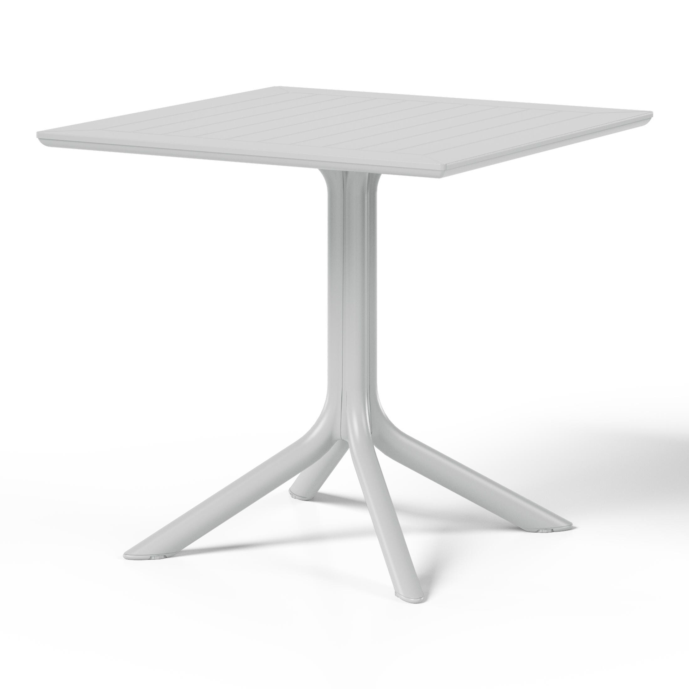 Westin Furniture Isla Square Outdoor Dining Table, Gray, large