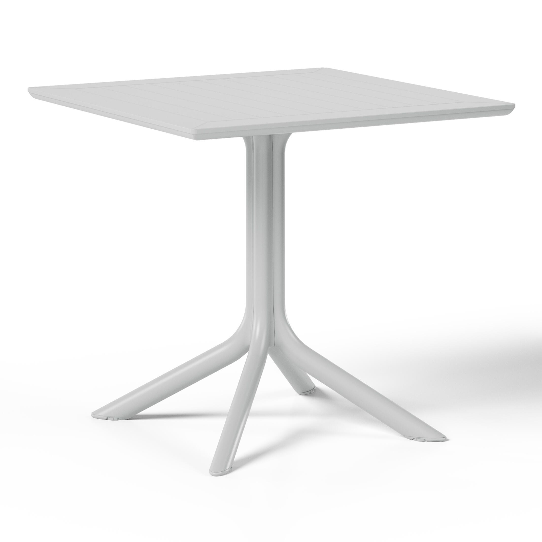 Westin Furniture Isla Square Outdoor Dining Table, Gray, large