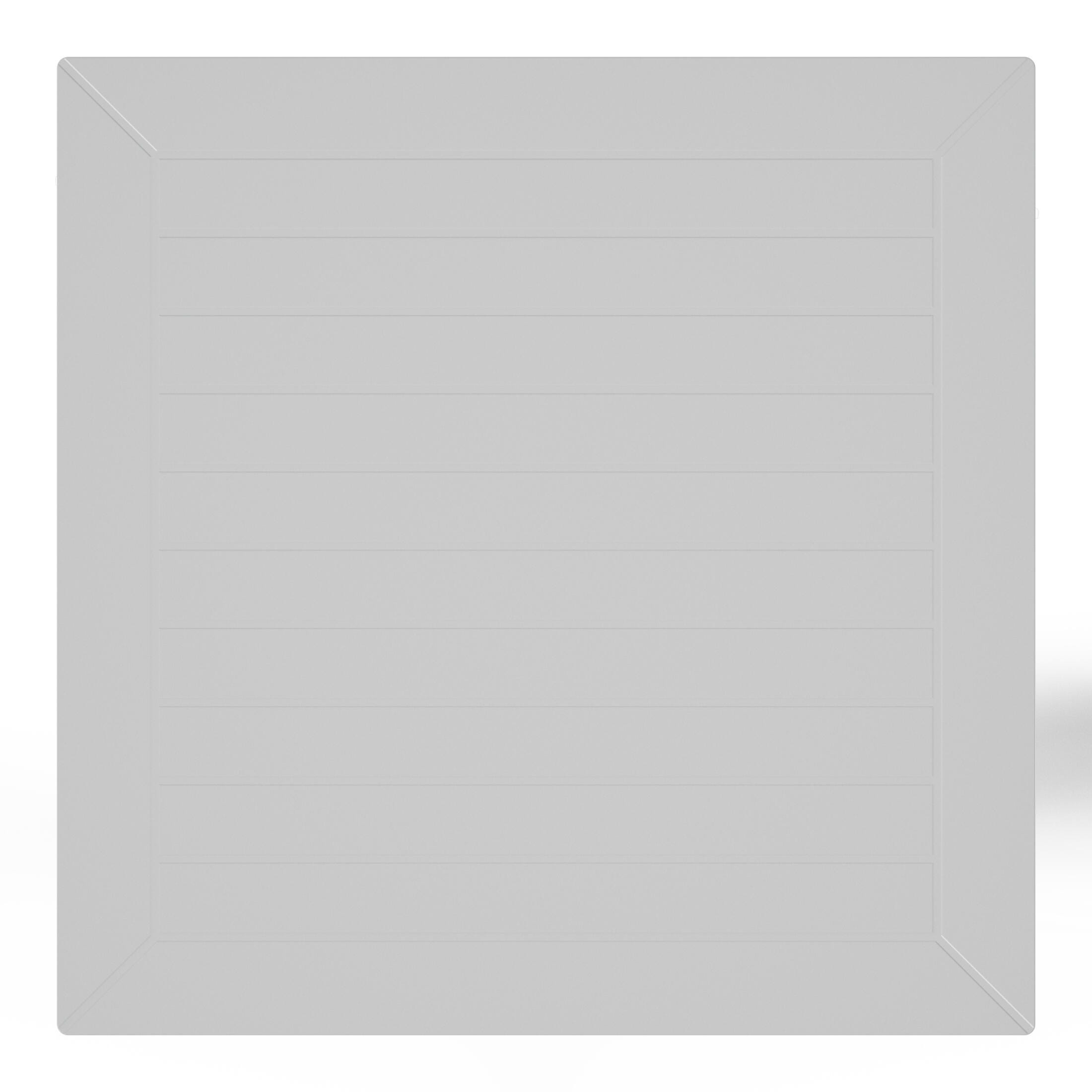 Westin Furniture Isla Square Outdoor Dining Table, Gray, large