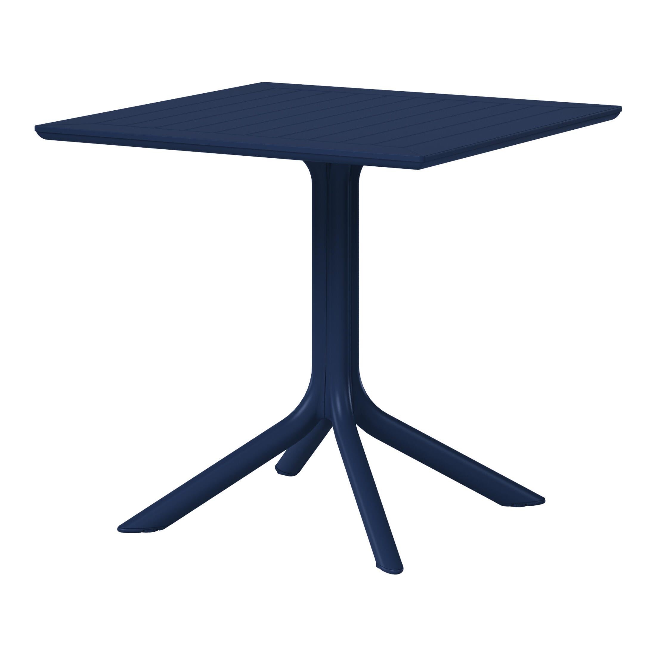 Westin Furniture Isla Square Outdoor Dining Table, Navy Blue, large