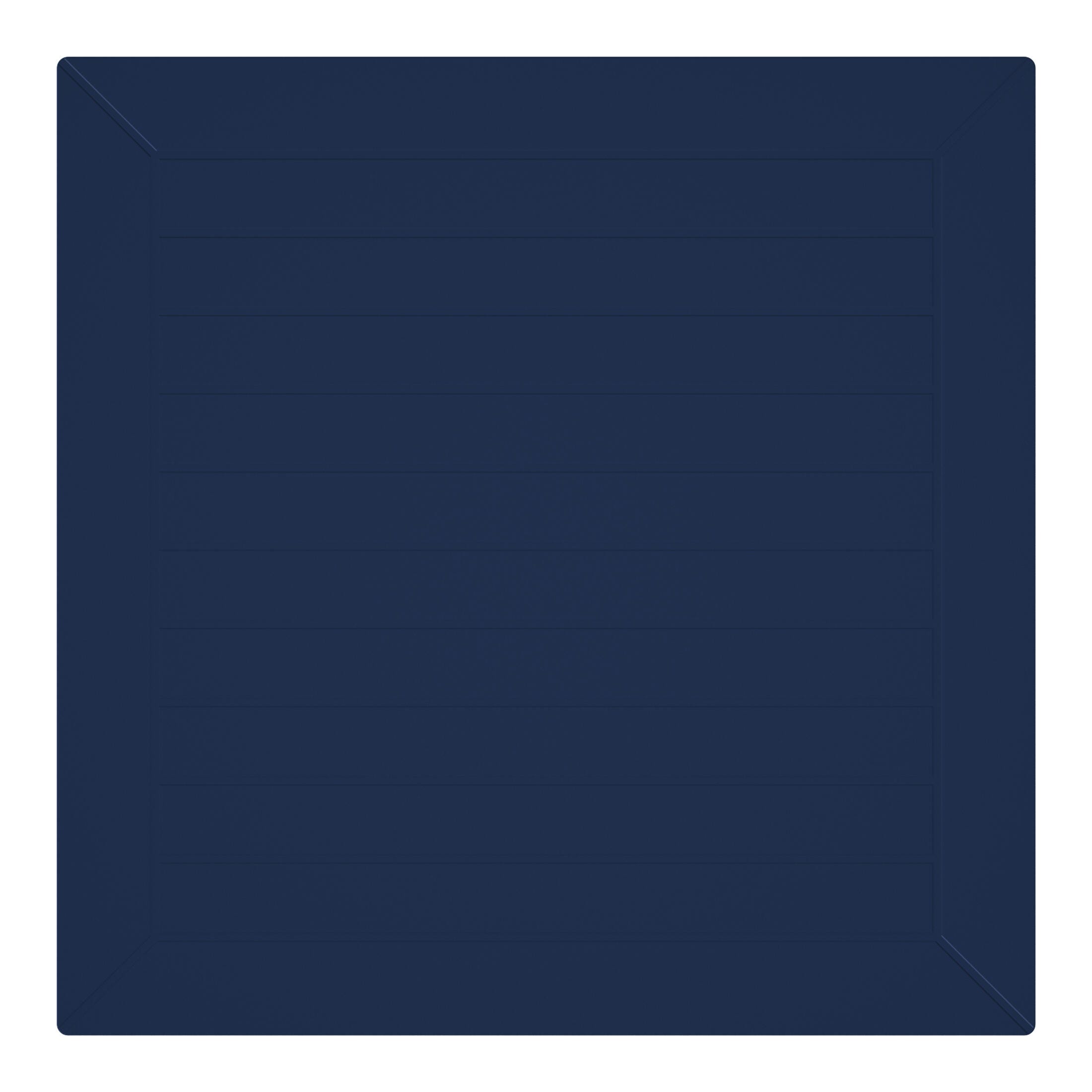 Westin Furniture Isla Square Outdoor Dining Table, Navy Blue, large