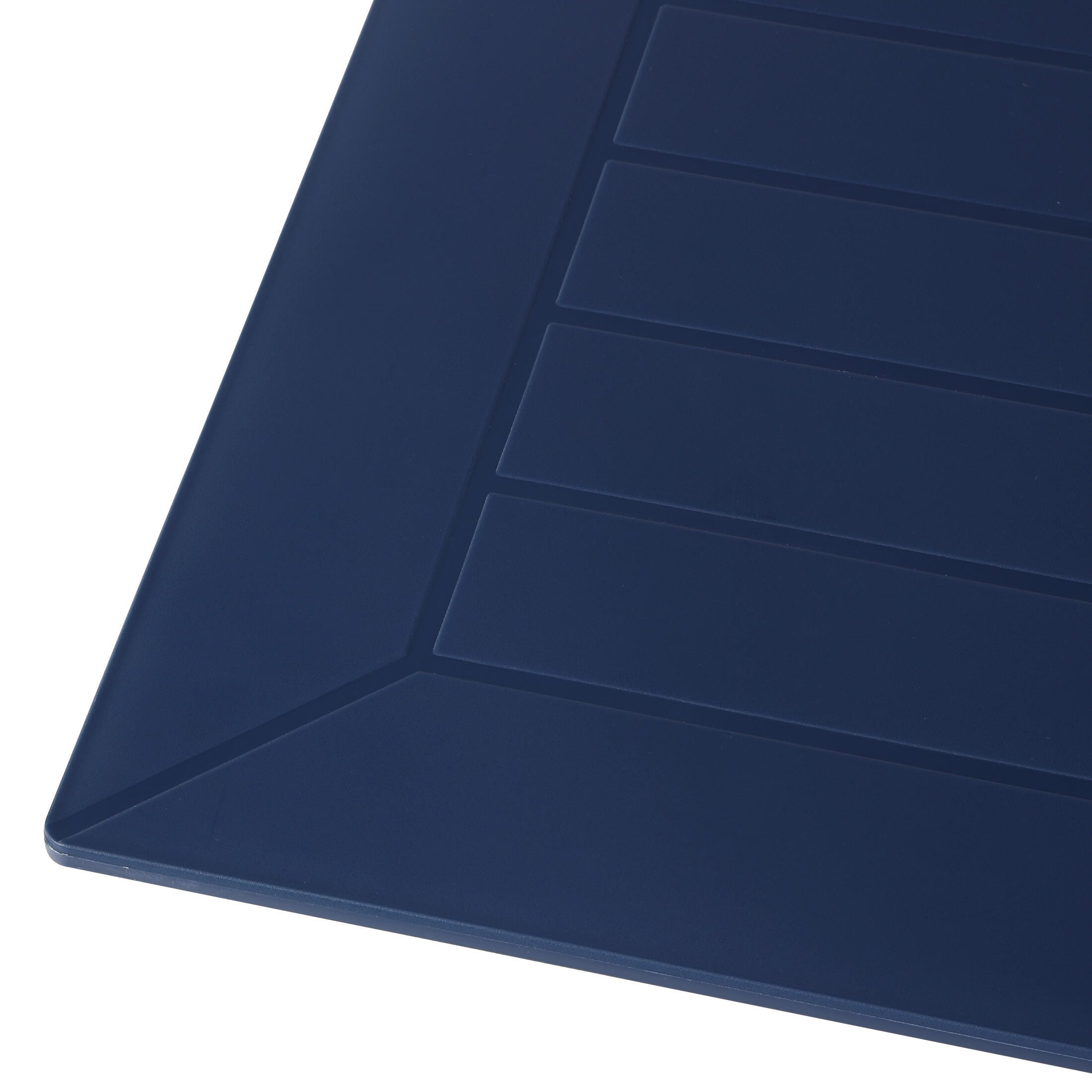 Westin Furniture Isla Square Outdoor Dining Table, Navy Blue, large
