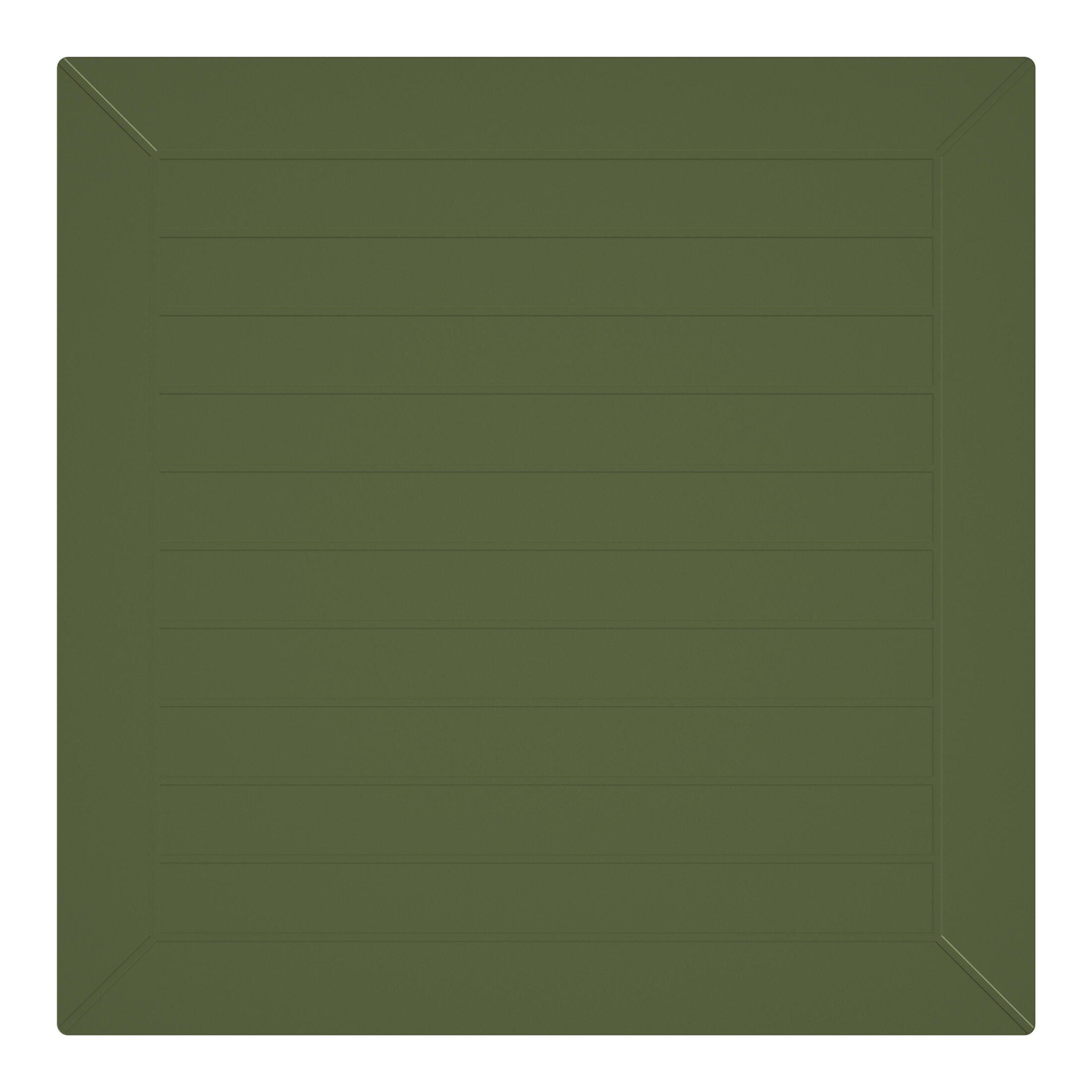 Westin Furniture Isla Square Outdoor Dining Table, Olive Green, large