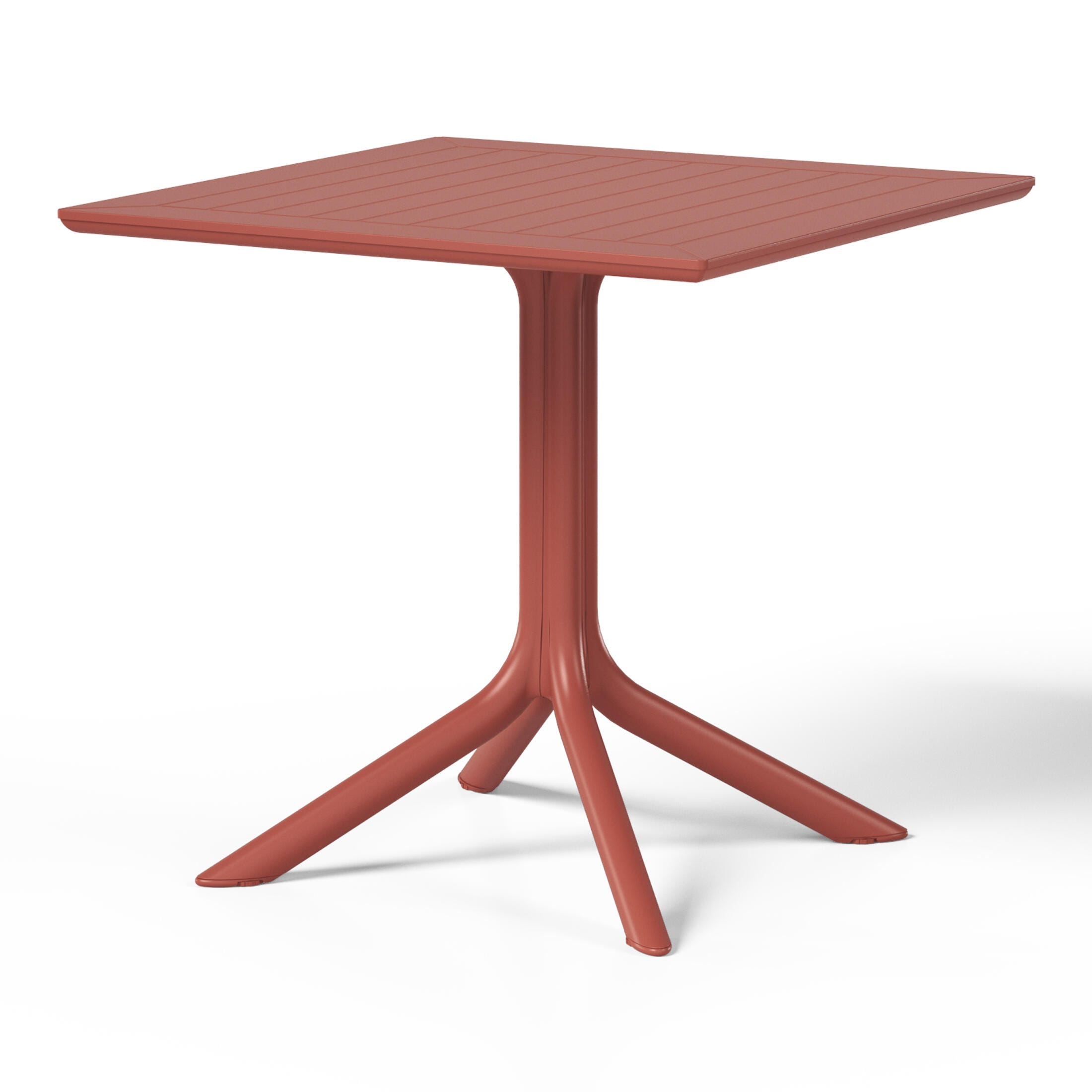 Westin Furniture Isla Square Outdoor Dining Table, Red, large