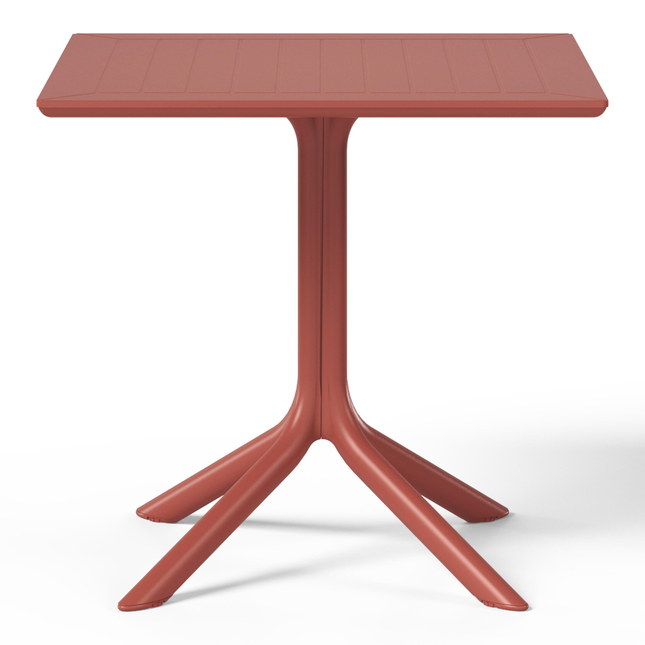 Westin Furniture Isla Square Outdoor Dining Table, Red, large