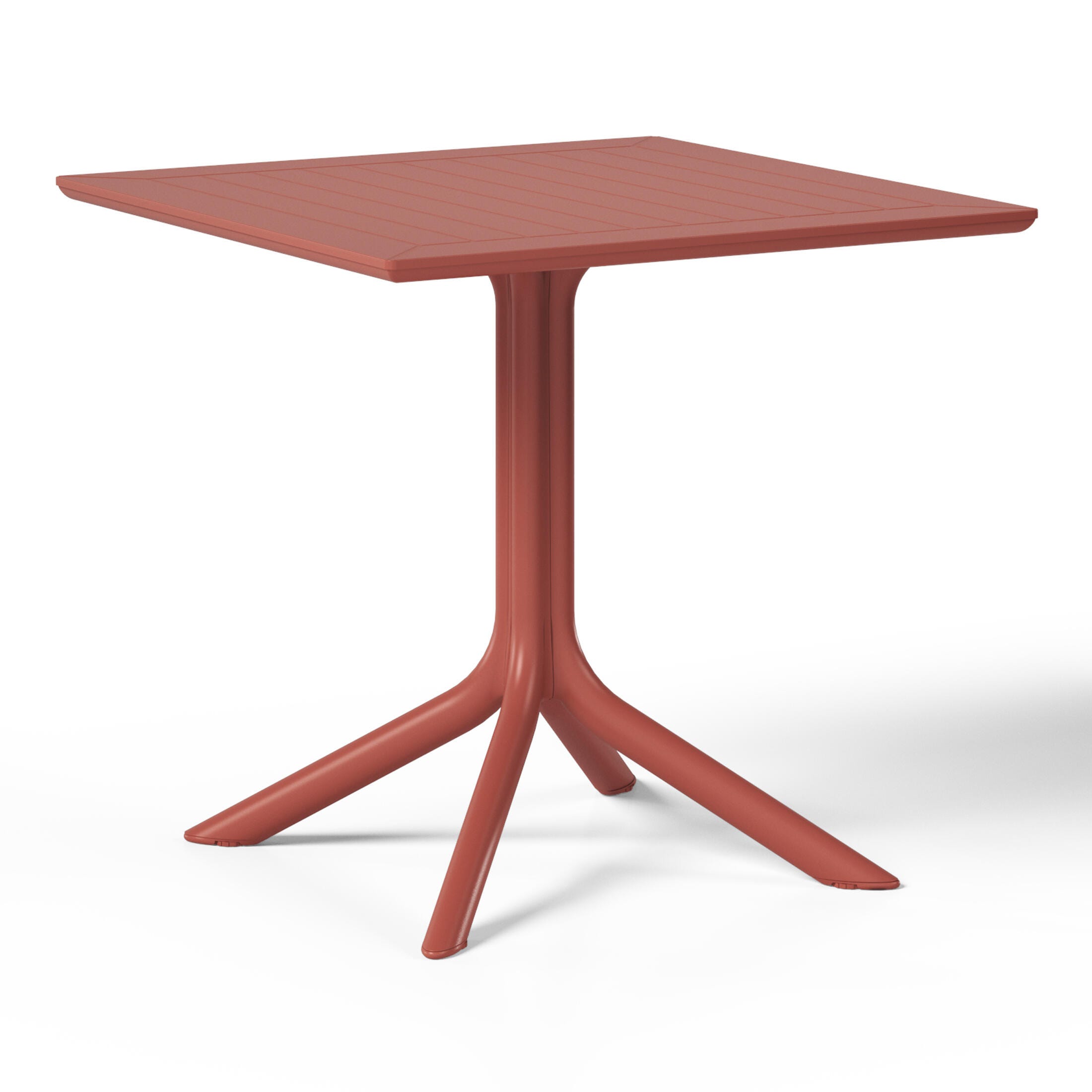 Westin Furniture Isla Square Outdoor Dining Table, Red, large