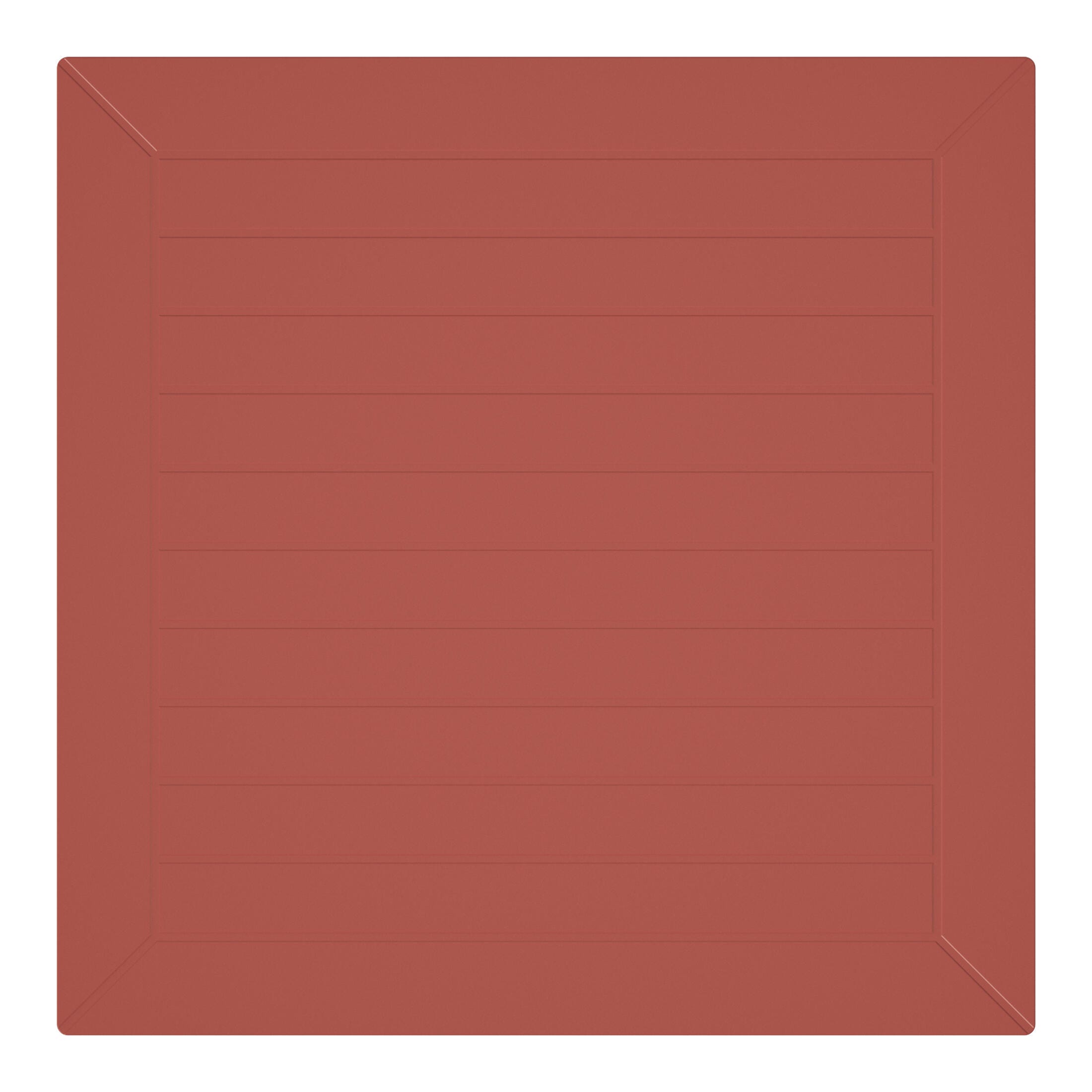 Westin Furniture Isla Square Outdoor Dining Table, Red, large