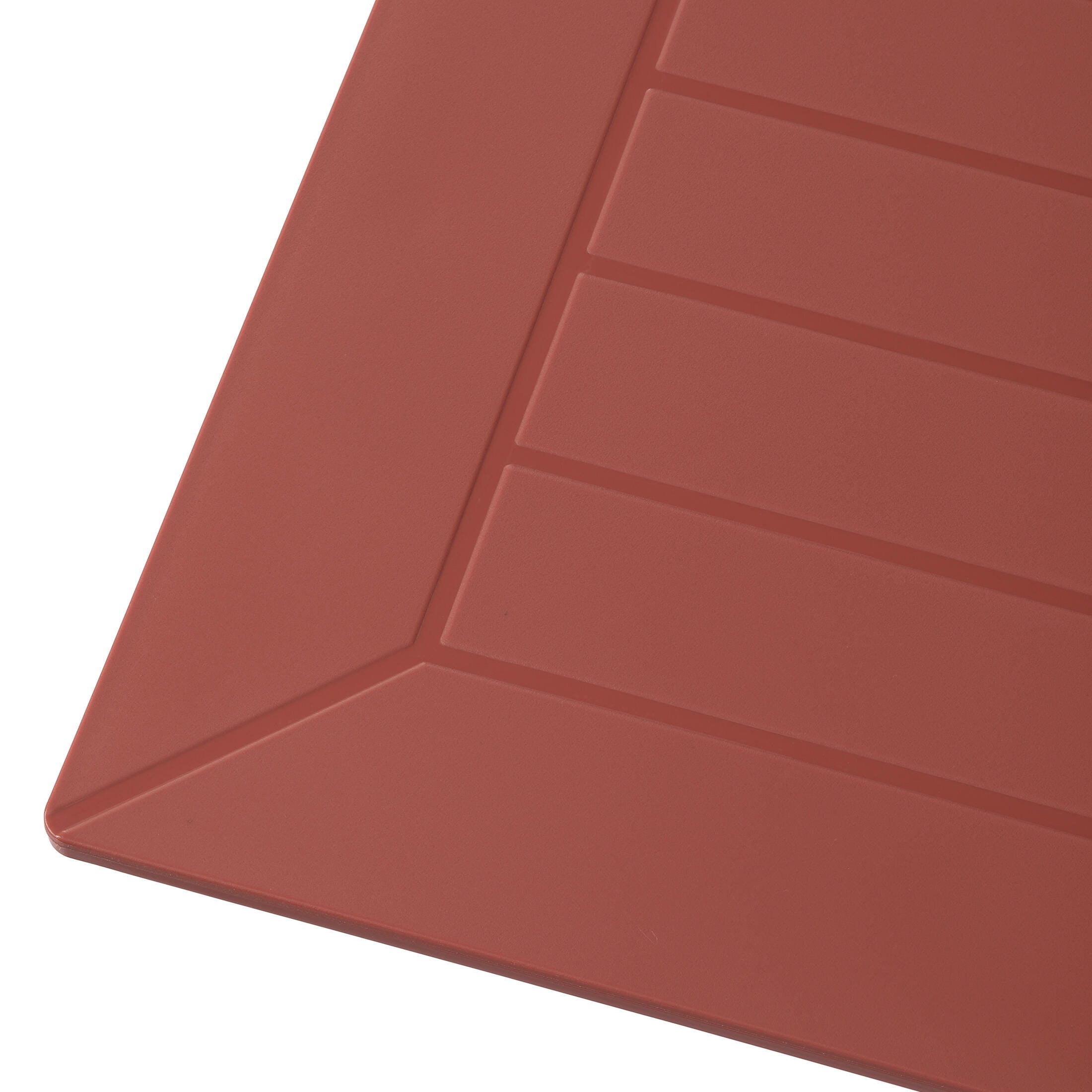 Westin Furniture Isla Square Outdoor Dining Table, Red, large