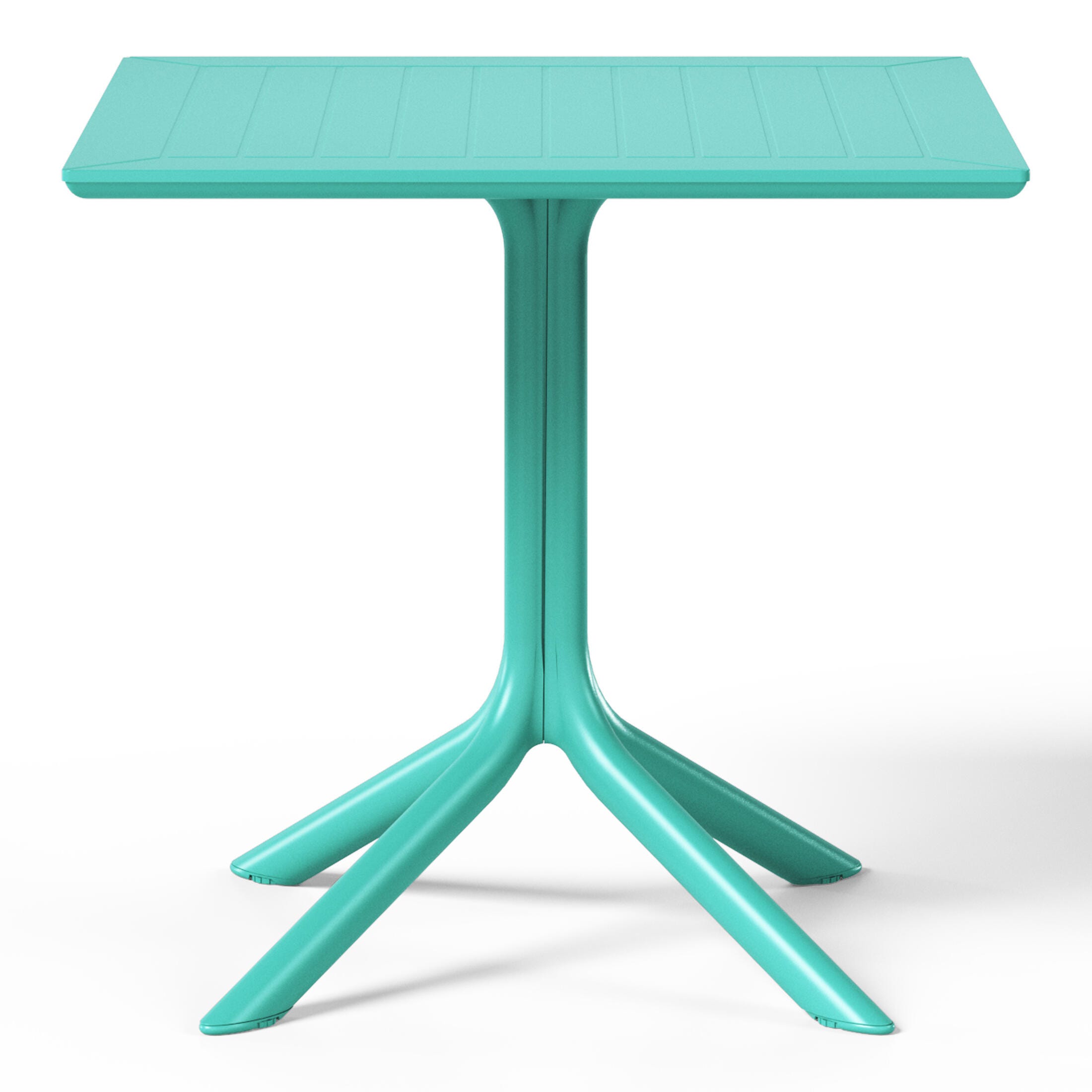 Westin Furniture Isla Square Outdoor Dining Table, Turquoise, large
