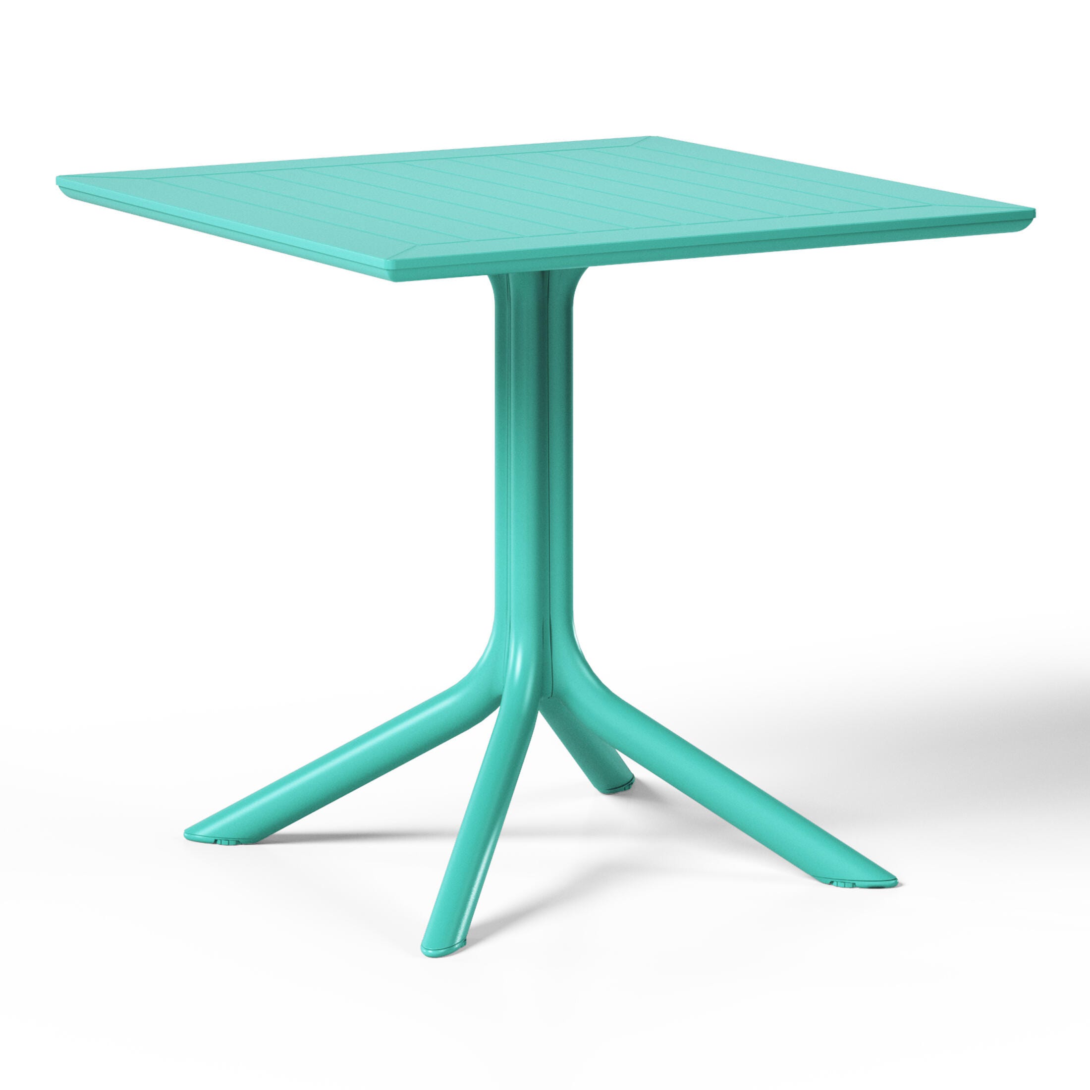 Westin Furniture Isla Square Outdoor Dining Table, Turquoise, large