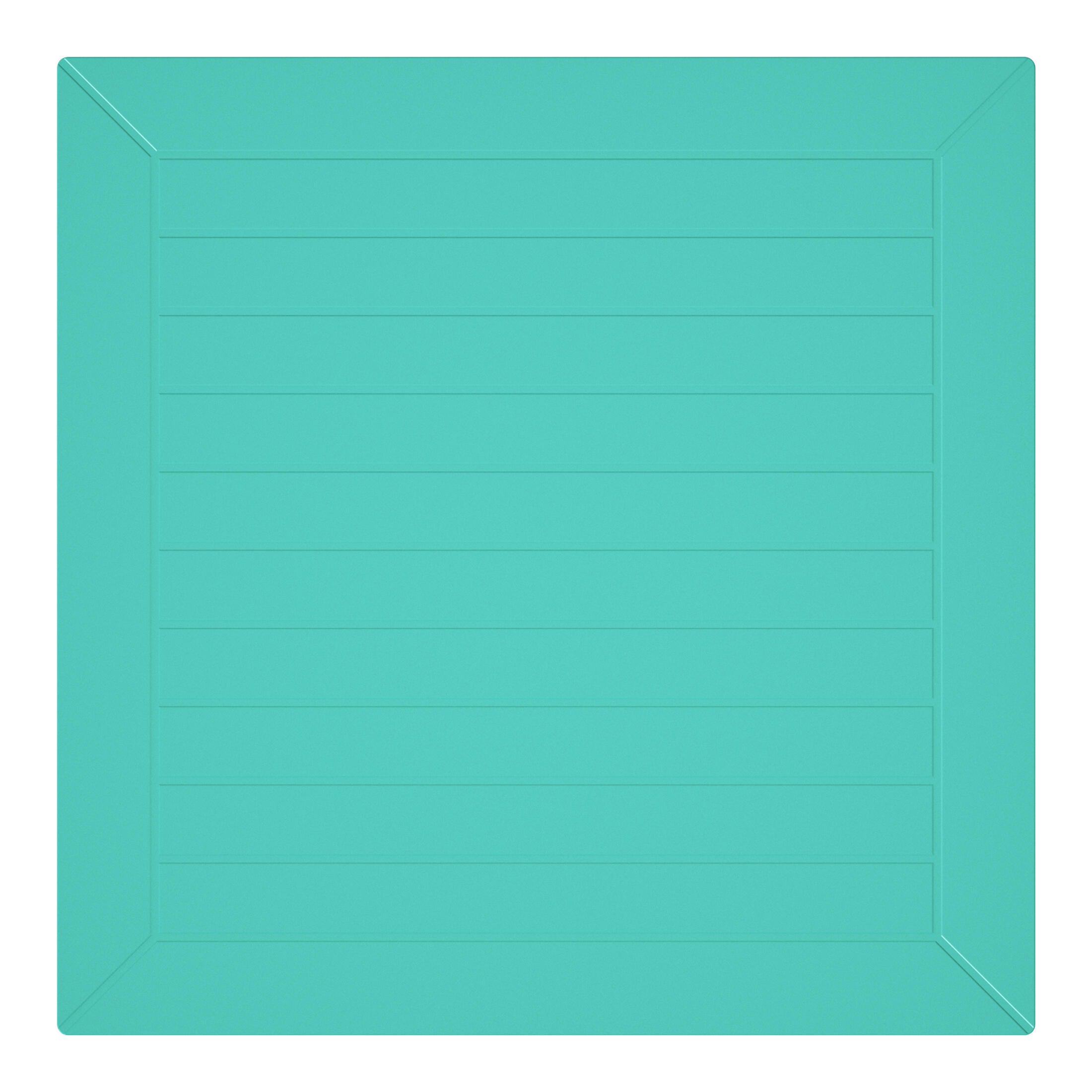 Westin Furniture Isla Square Outdoor Dining Table, Turquoise, large