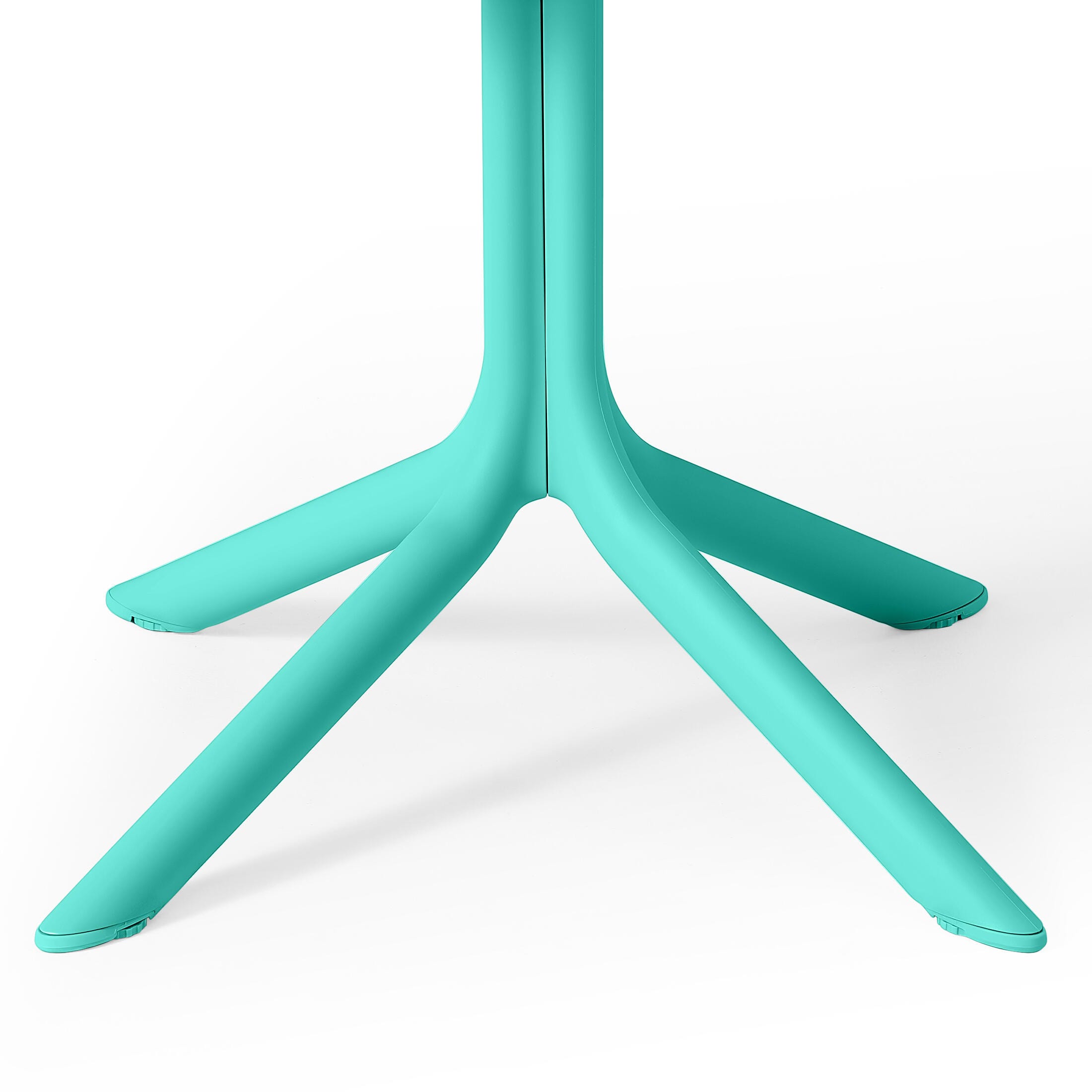 Westin Furniture Isla Square Outdoor Dining Table, Turquoise, large