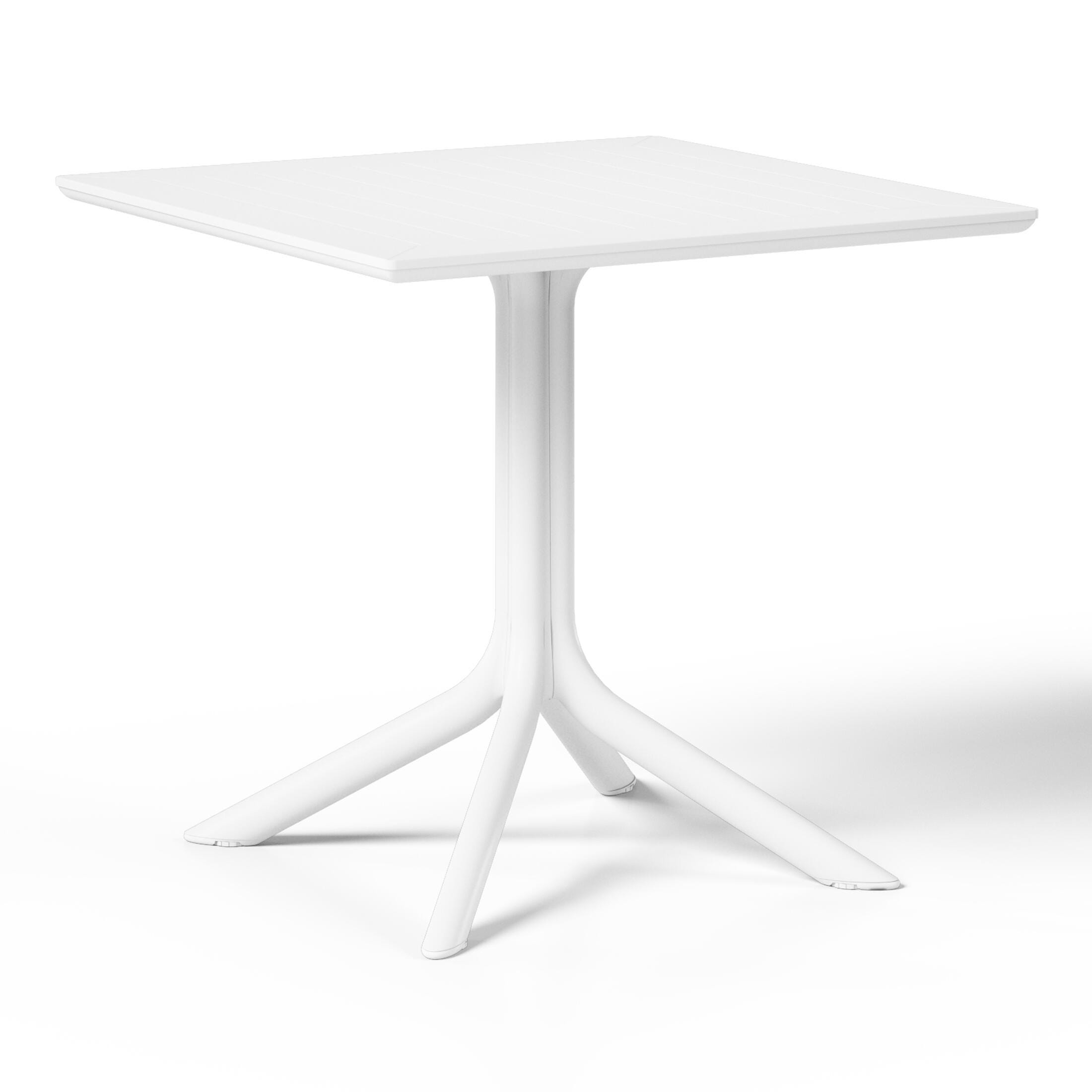 Westin Furniture Isla Square Outdoor Dining Table, White, large
