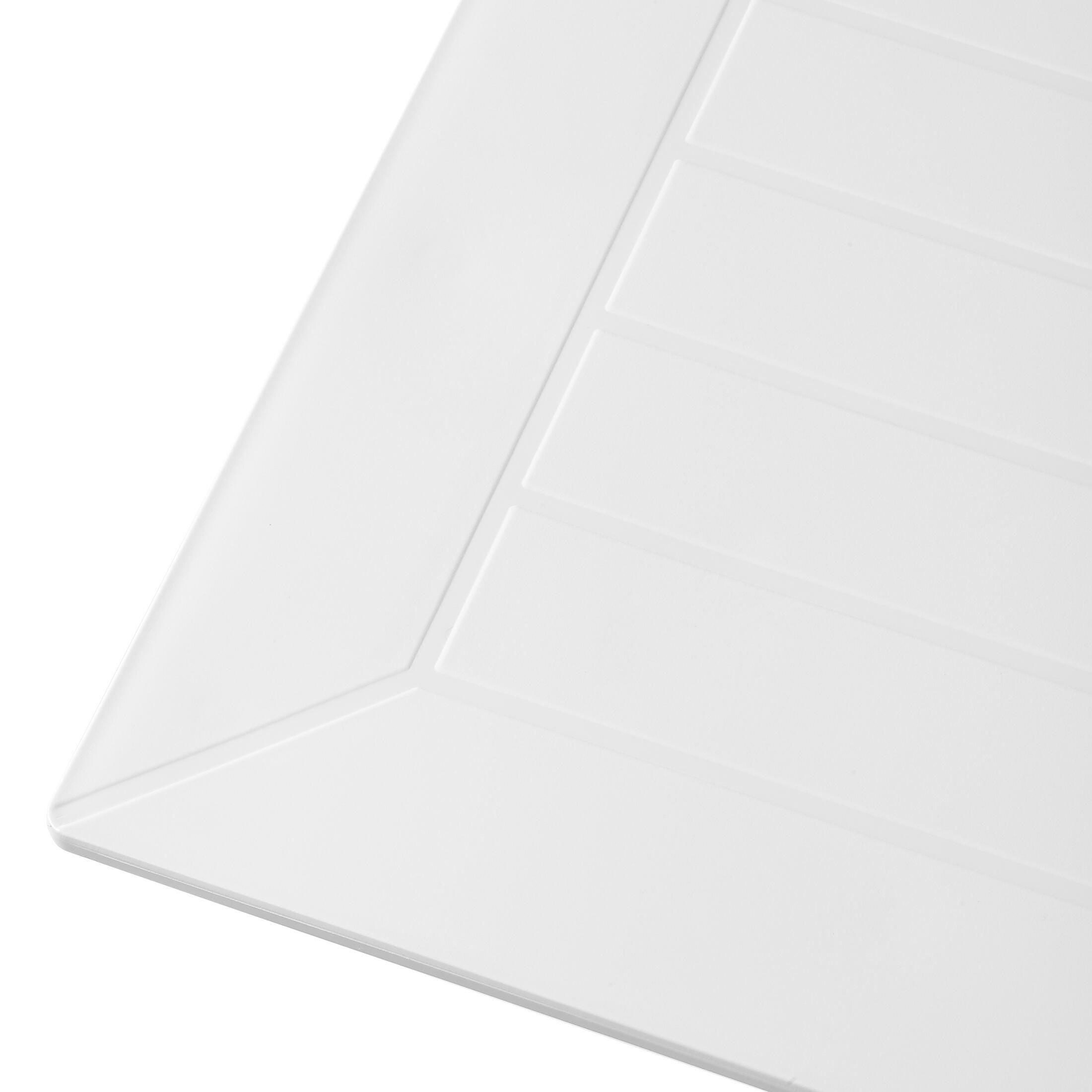 Westin Furniture Isla Square Outdoor Dining Table, White, large