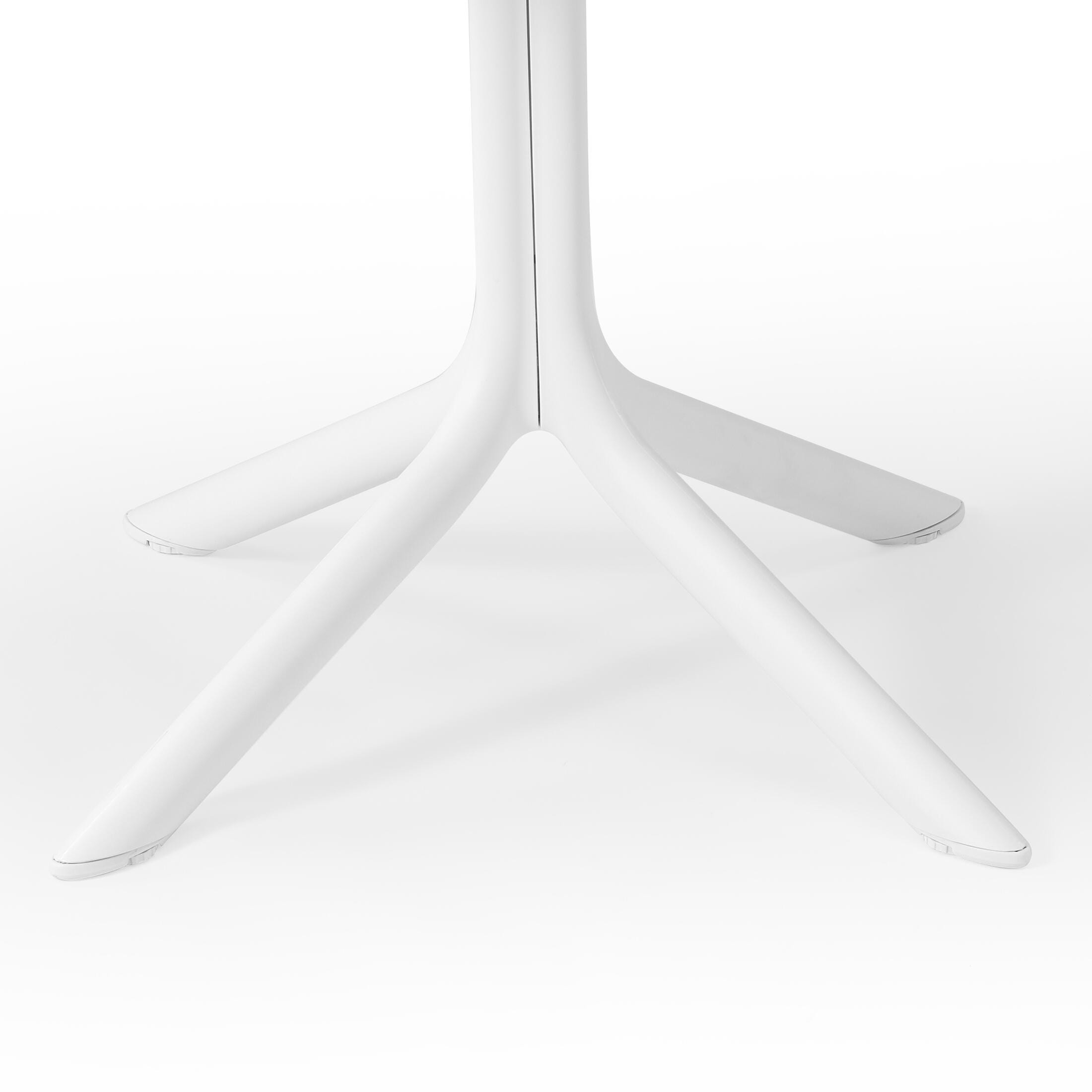 Westin Furniture Isla Square Outdoor Dining Table, White, large