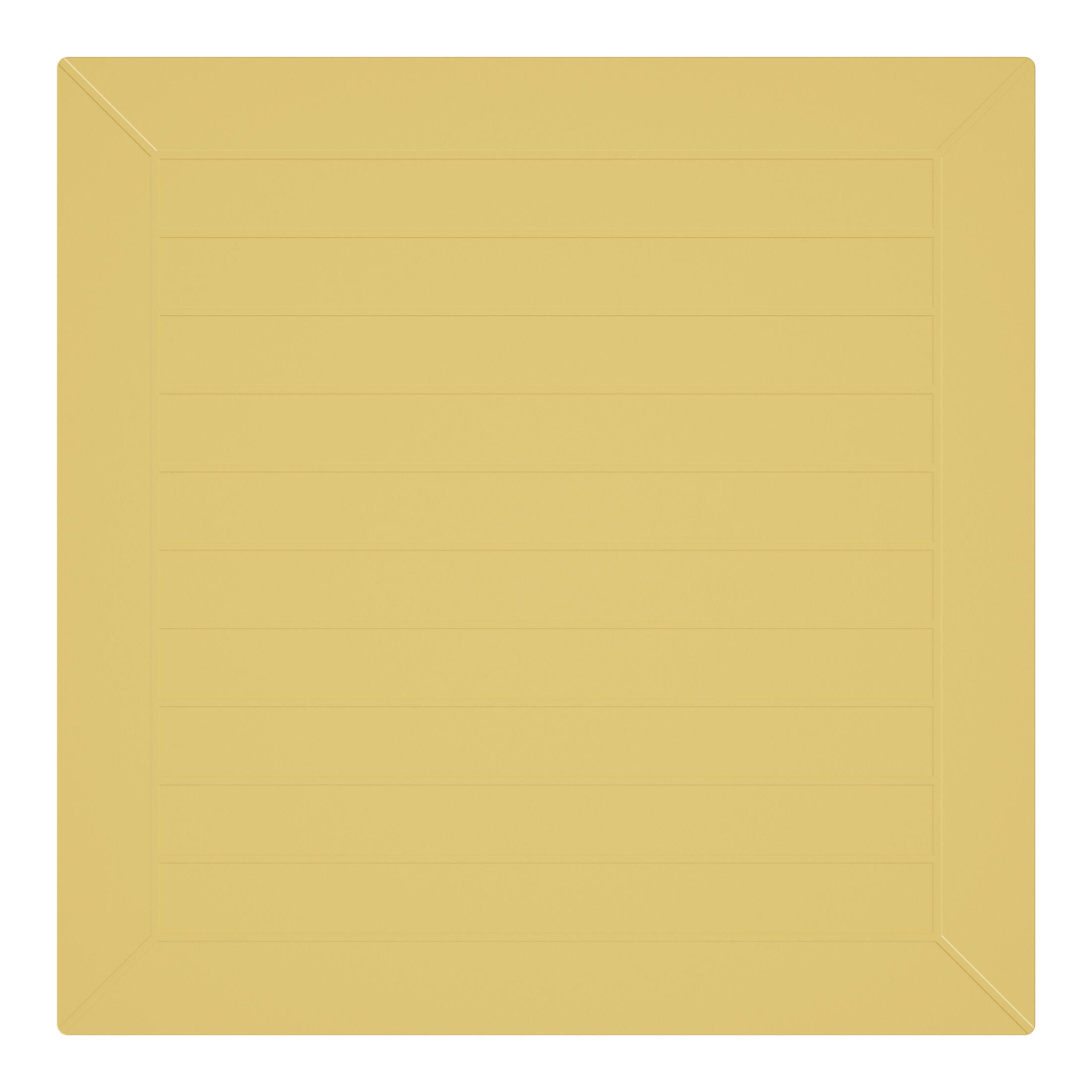 Westin Furniture Isla Square Outdoor Dining Table, Yellow, large
