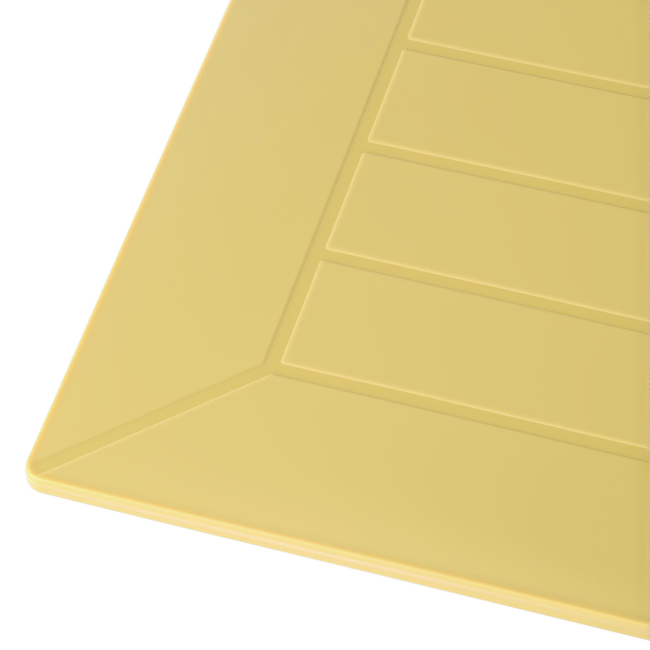 Westin Furniture Isla Square Outdoor Dining Table, Yellow, large