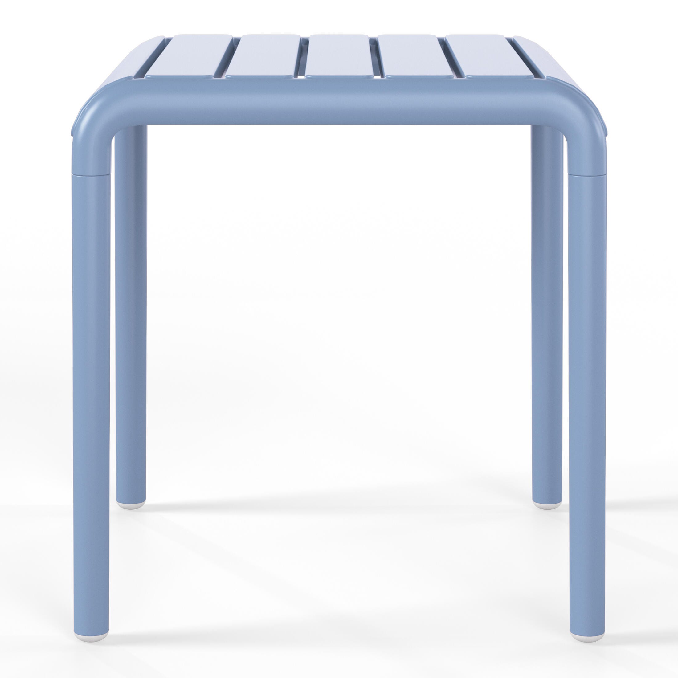 Westin Furniture Lucienne Square Outdoor Side Table (Set of 2), French Blue, large