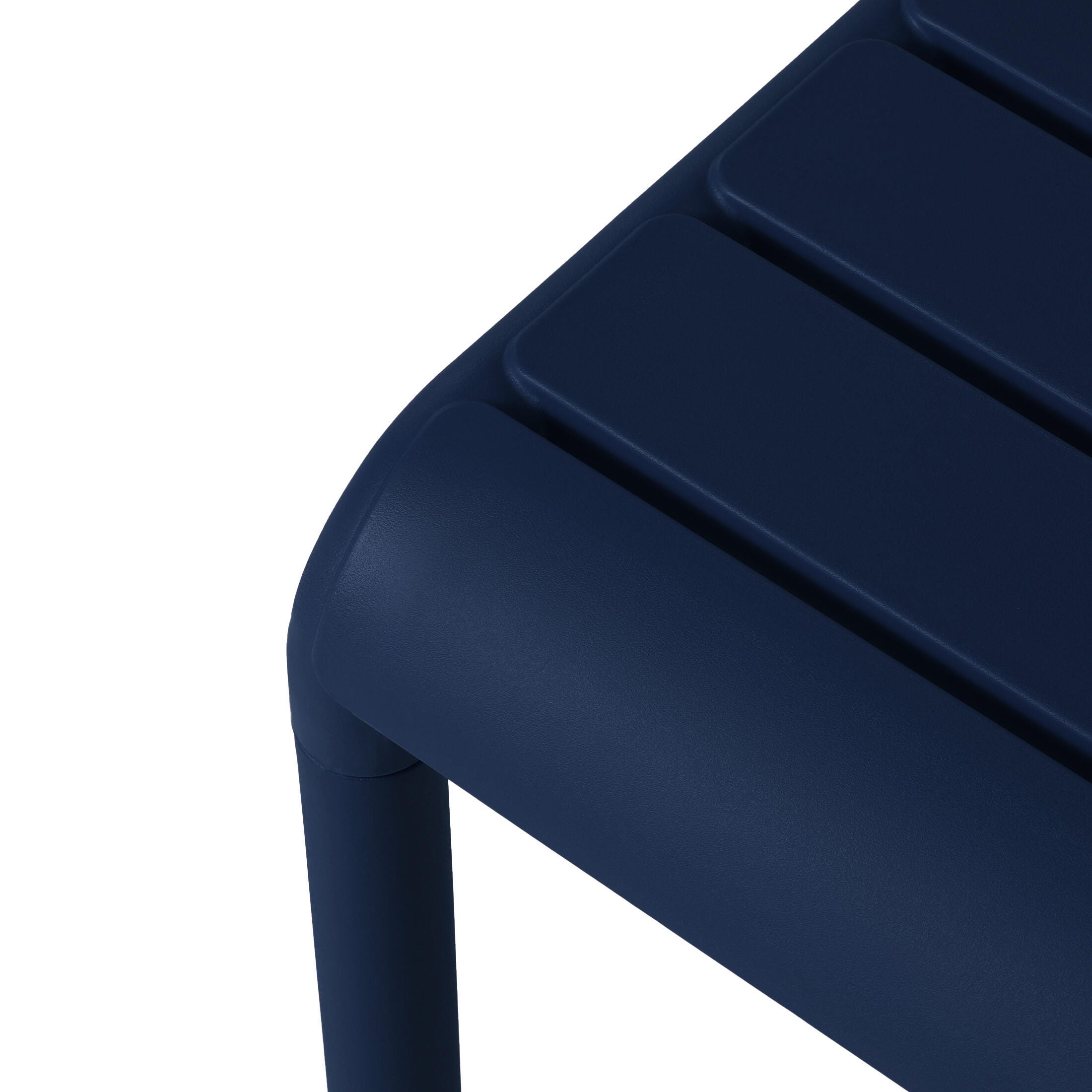 Westin Furniture Lucienne Square Outdoor Side Table (Set of 2), Navy Blue, large
