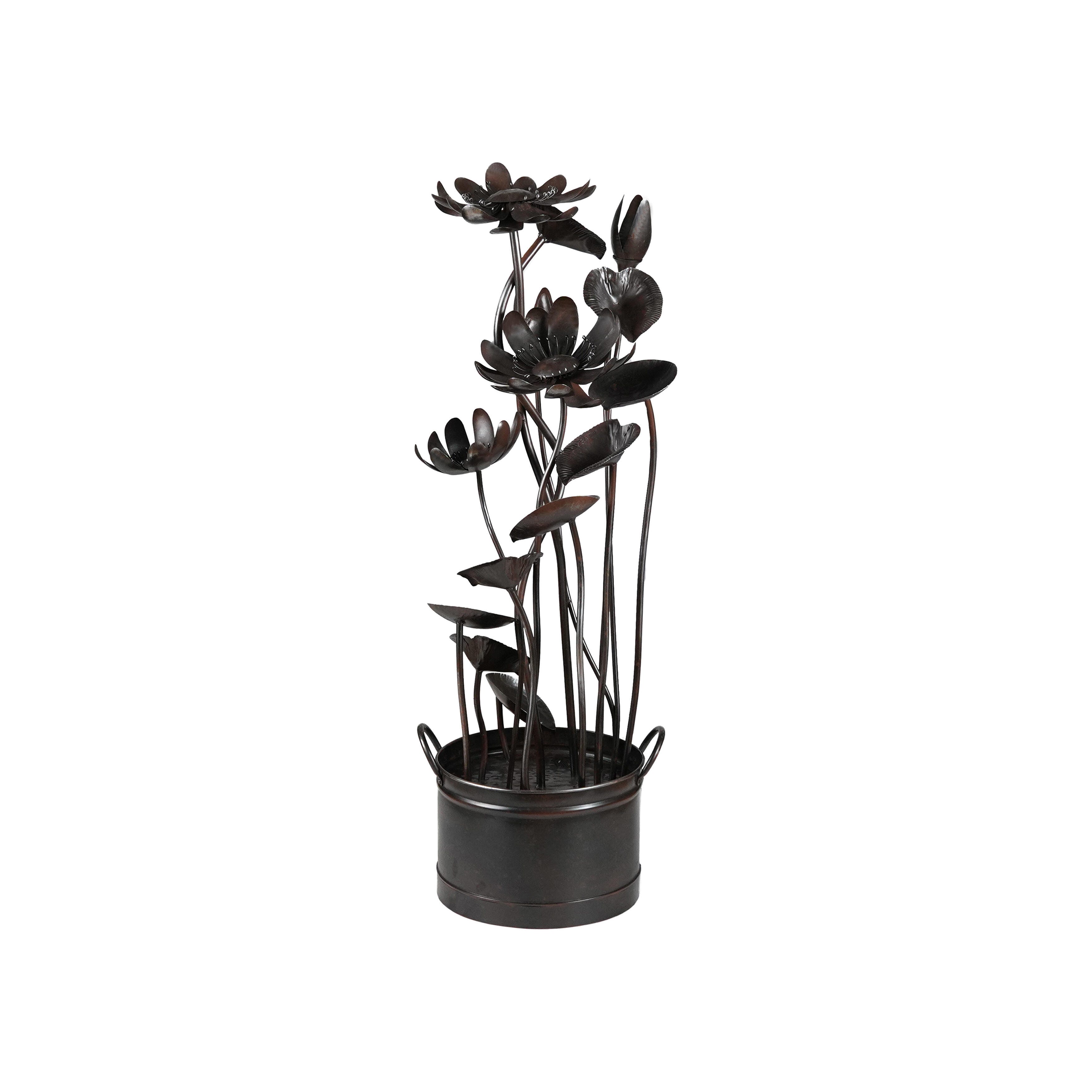 Storied Home Outdoor Flower Fountain, , large