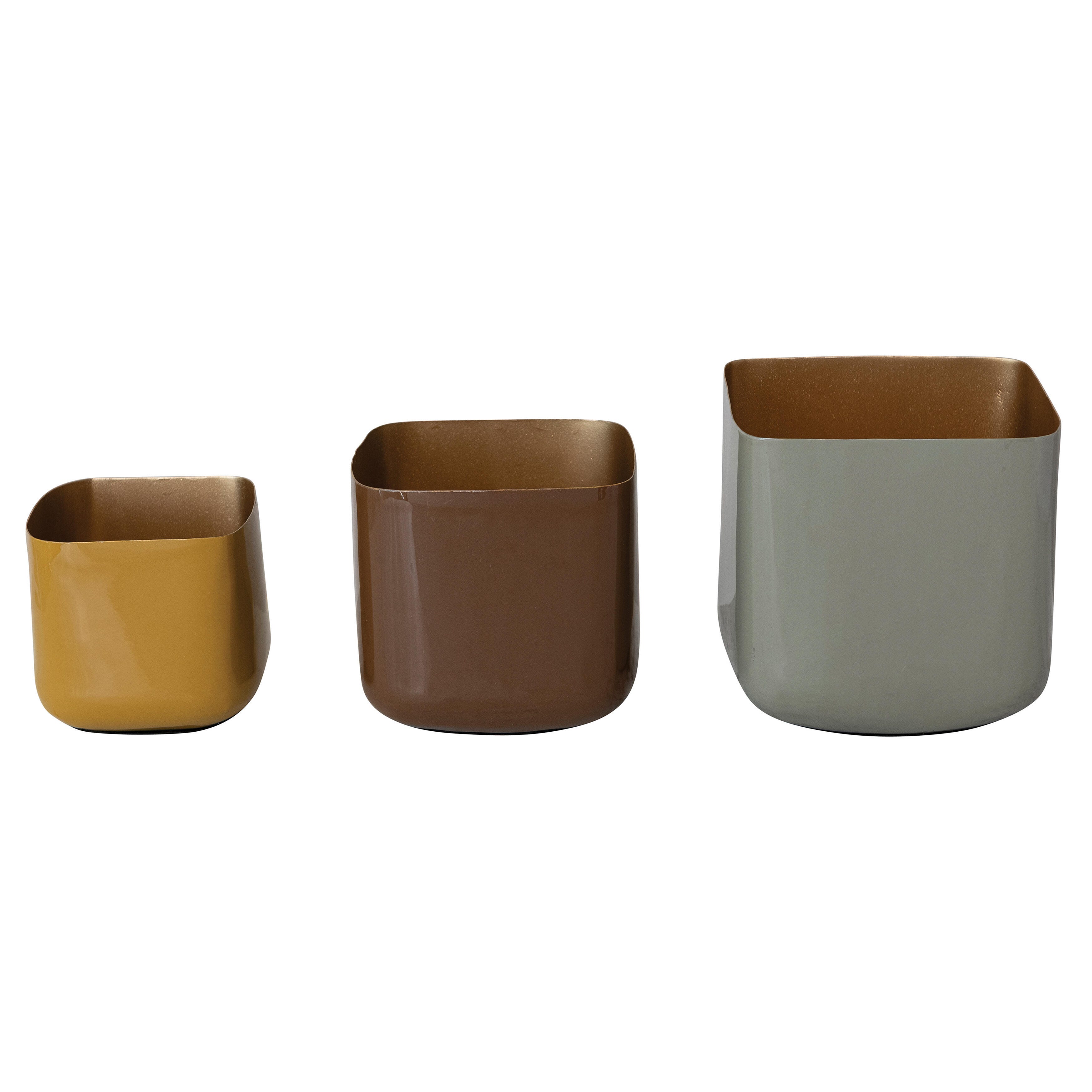Storied Home Outdoor Square Planter (Set of 3), , large