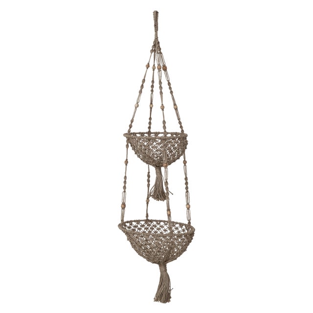 Storied Home Outdoor 2-Tier Hanging Planter