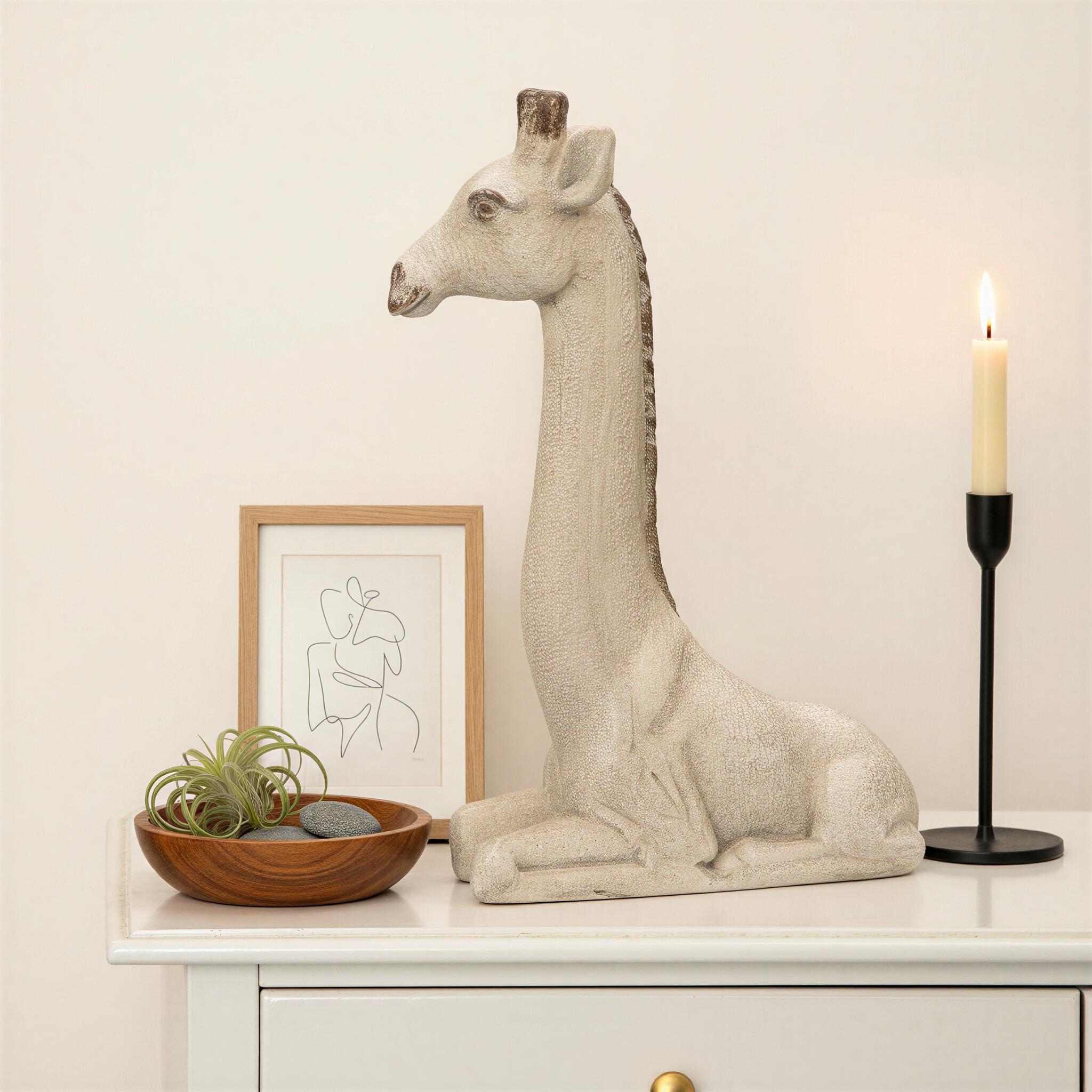 Storied Home Outdoor Giraffe Calf Sculpture, , rollover