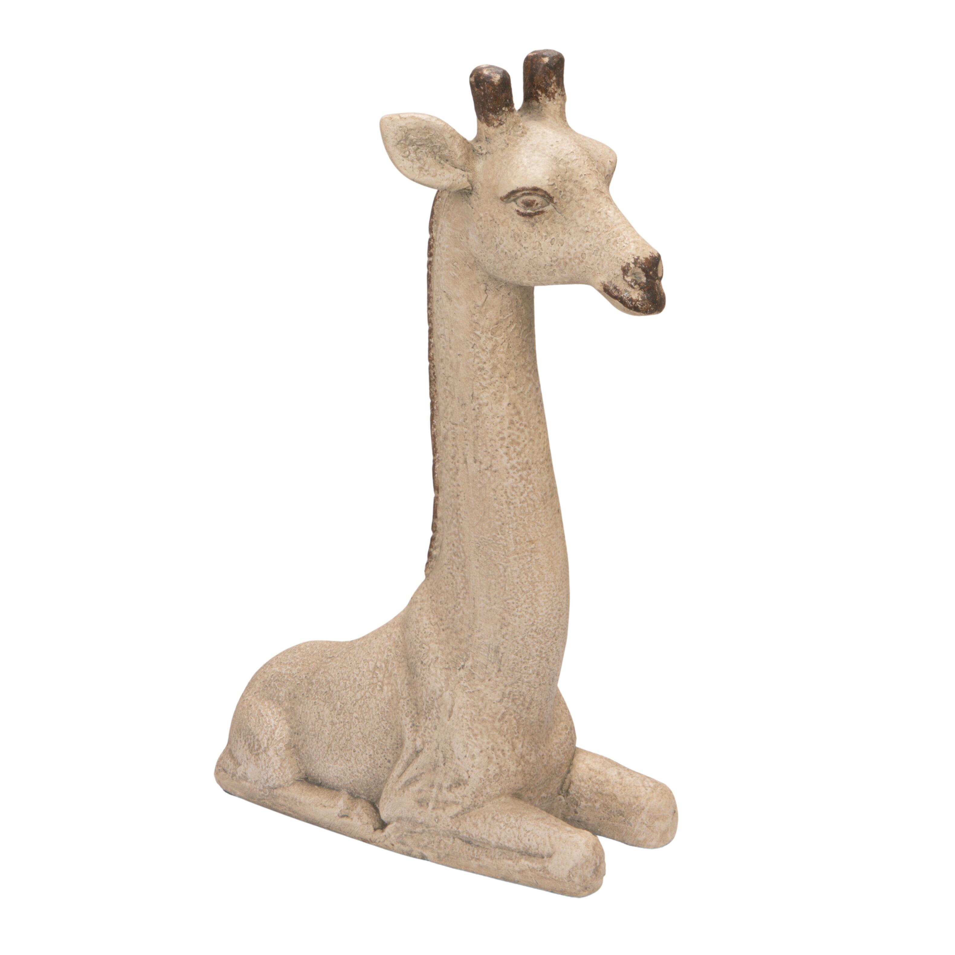 Storied Home Outdoor Giraffe Calf Sculpture, , large