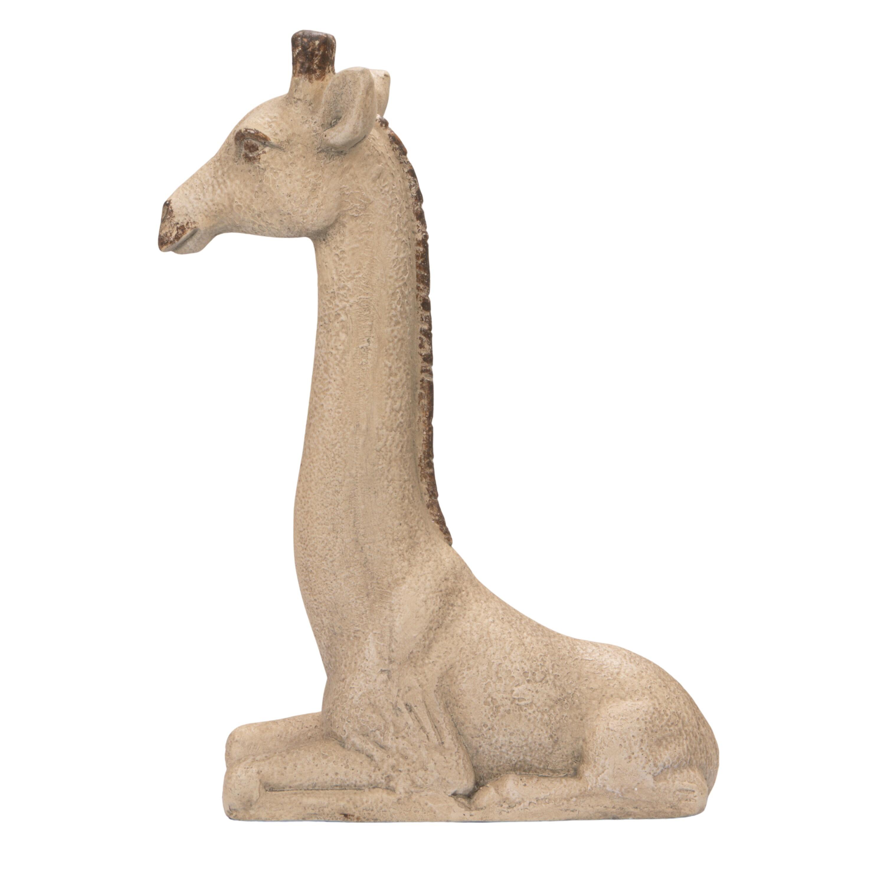 Storied Home Outdoor Giraffe Calf Sculpture, , large