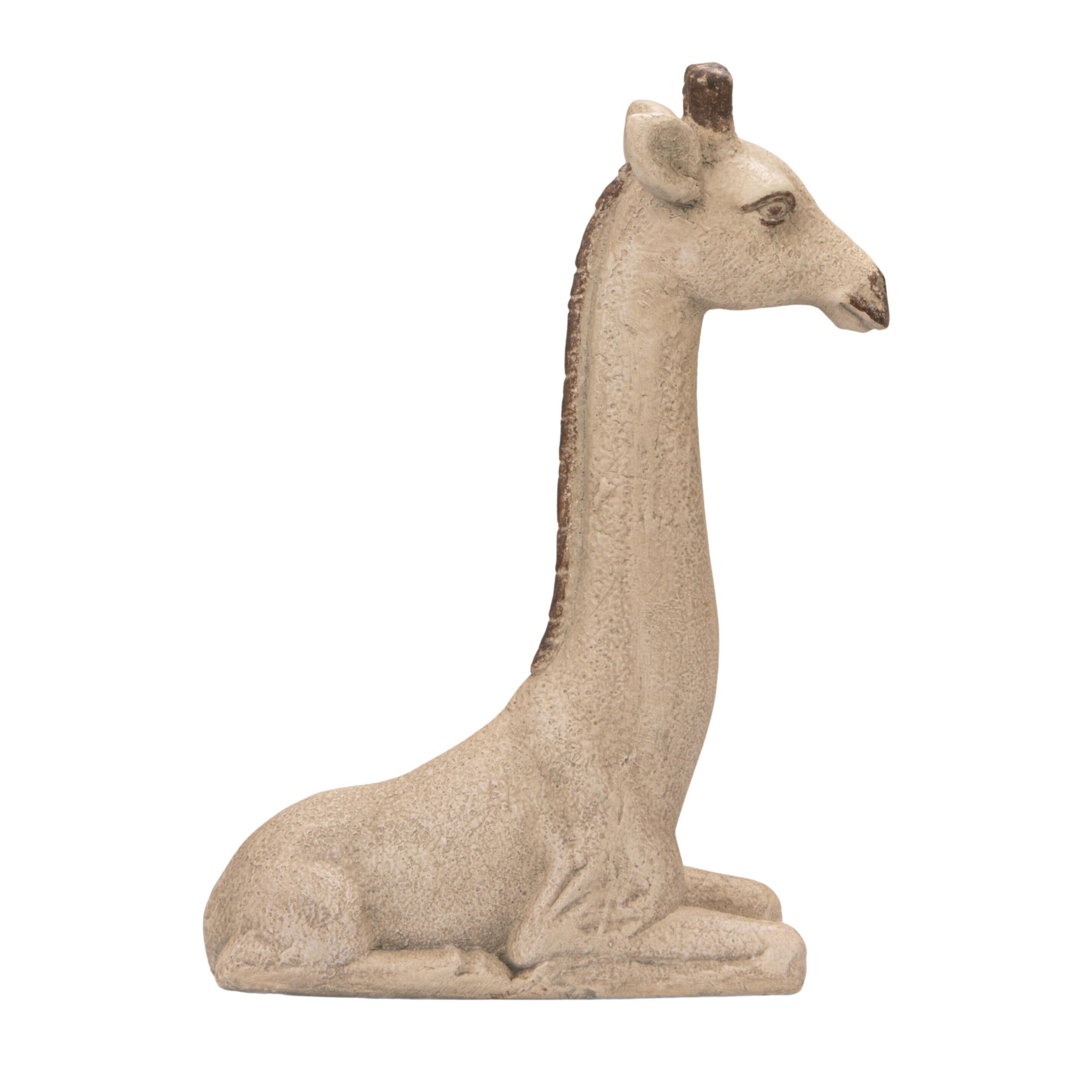Storied Home Outdoor Giraffe Calf Sculpture, , large