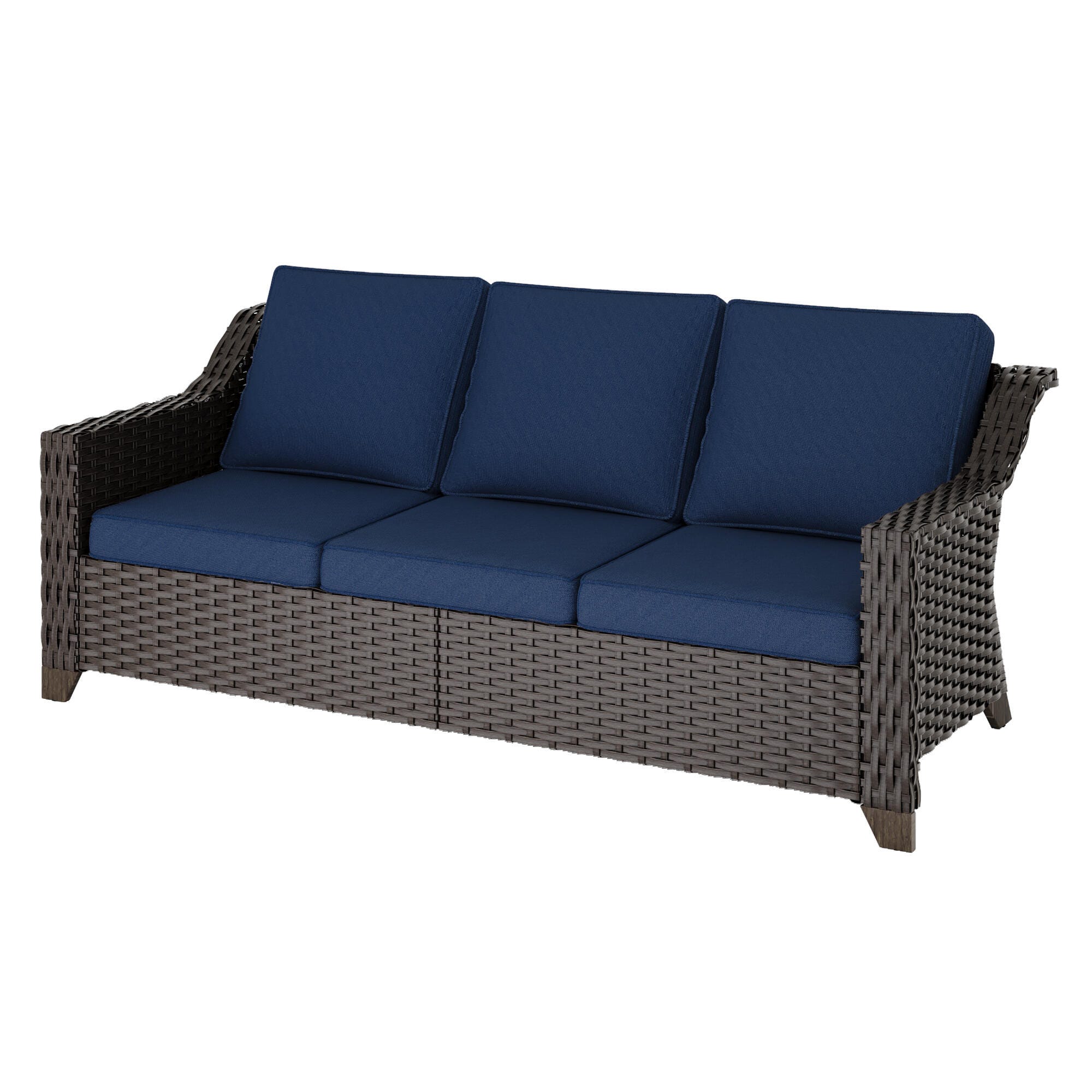 MORN HILL Sunset Cove Outdoor Sofa, Blue, large