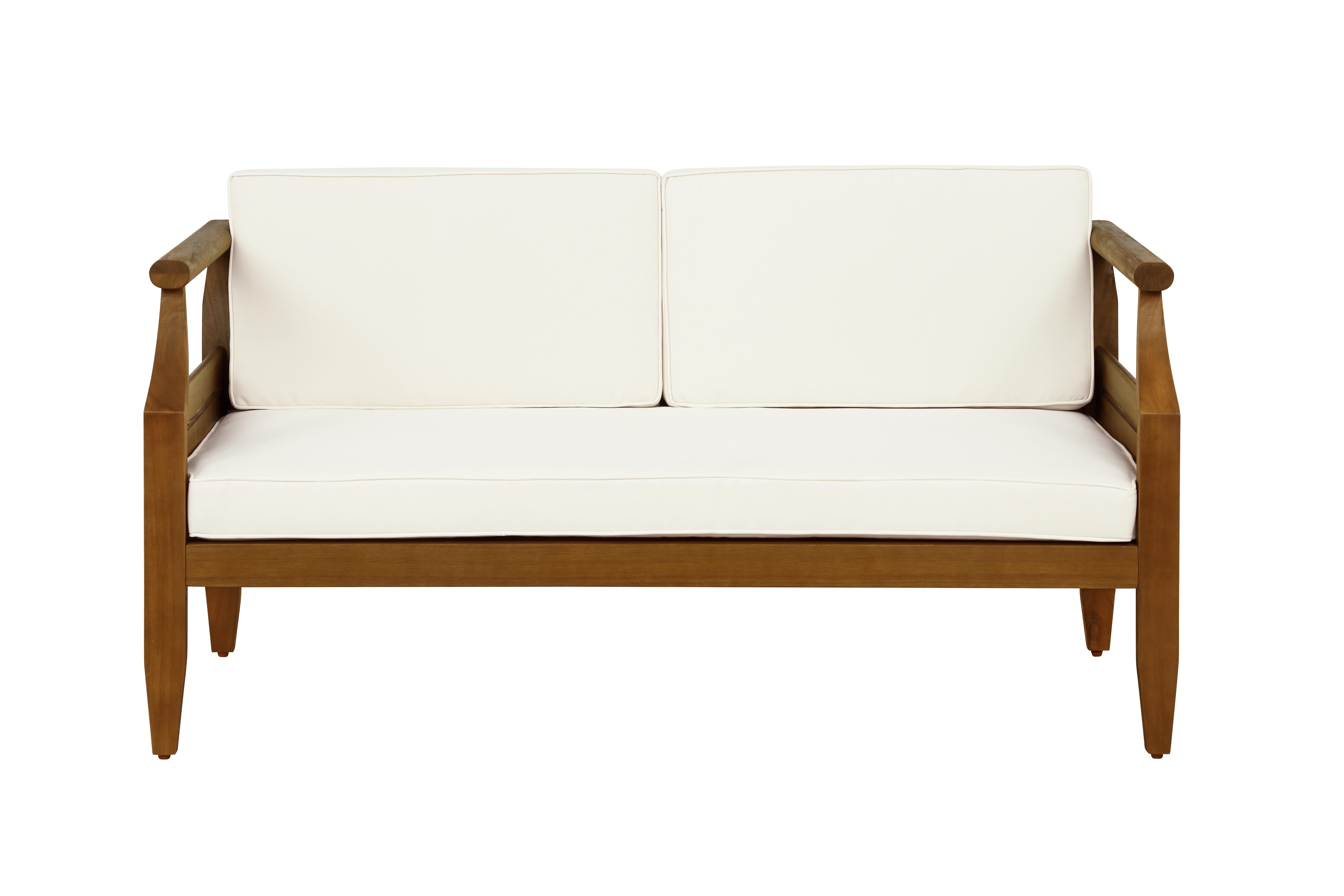 Linon Holland Outdoor Loveseat with Coffee Table, , large