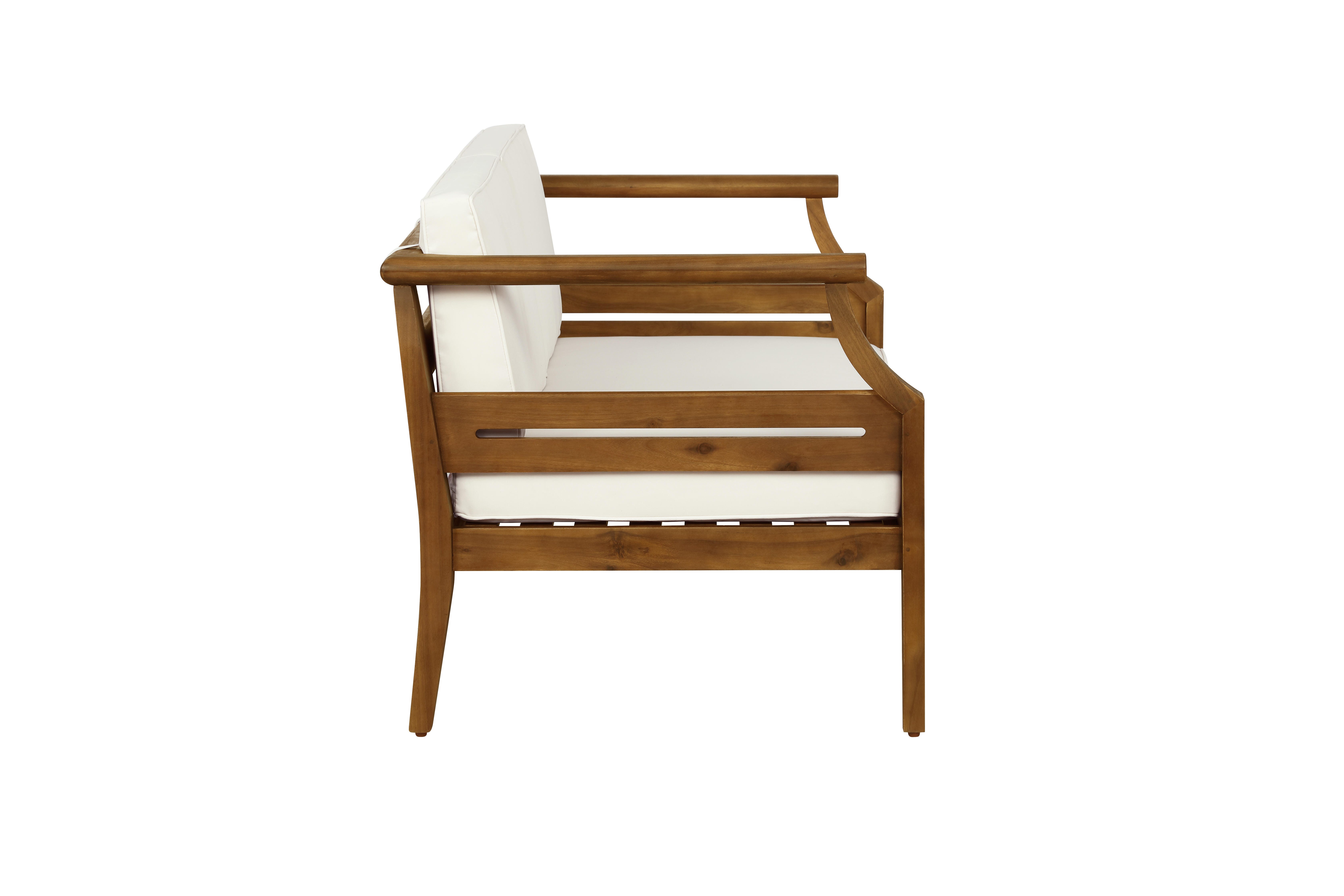 Linon Holland Outdoor Loveseat with Coffee Table, , large