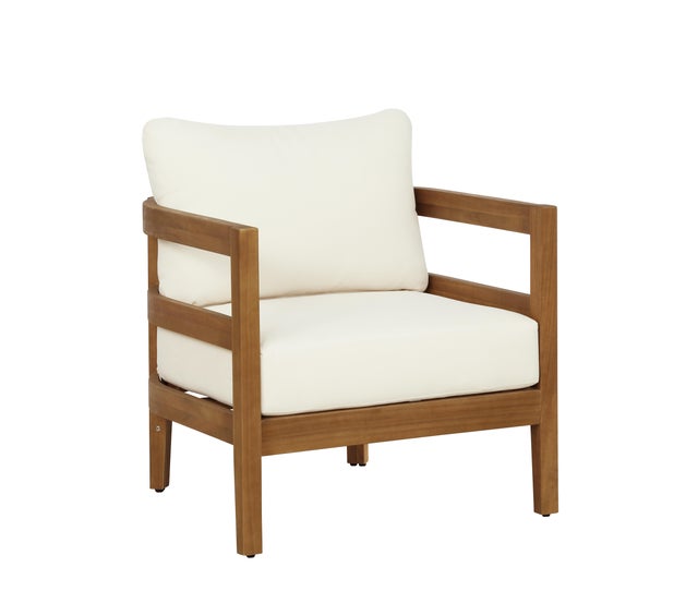 Linon Creston Outdoor Lounge Chair