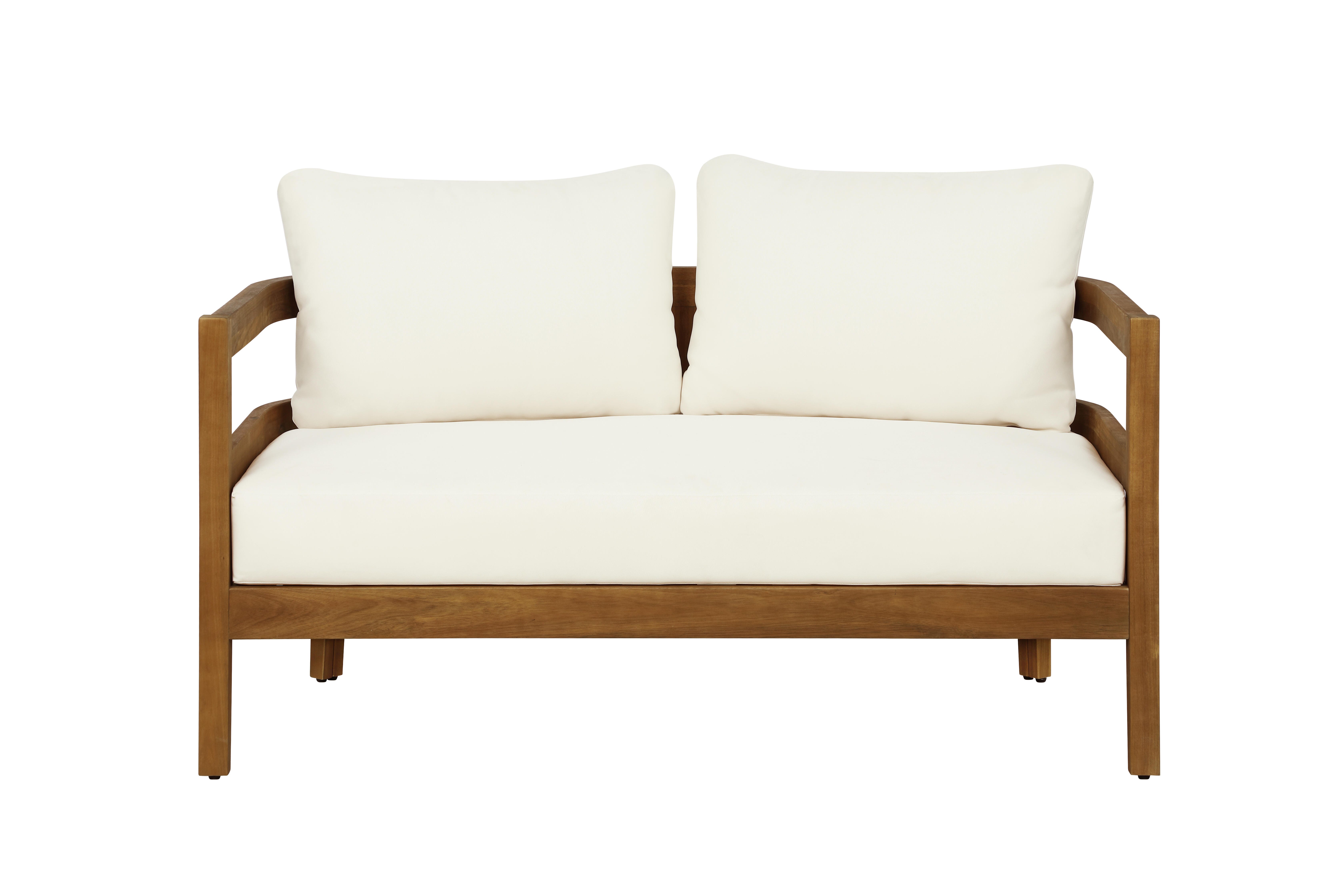 Linon Creston Outdoor Loveseat and Cocktail Table, , large