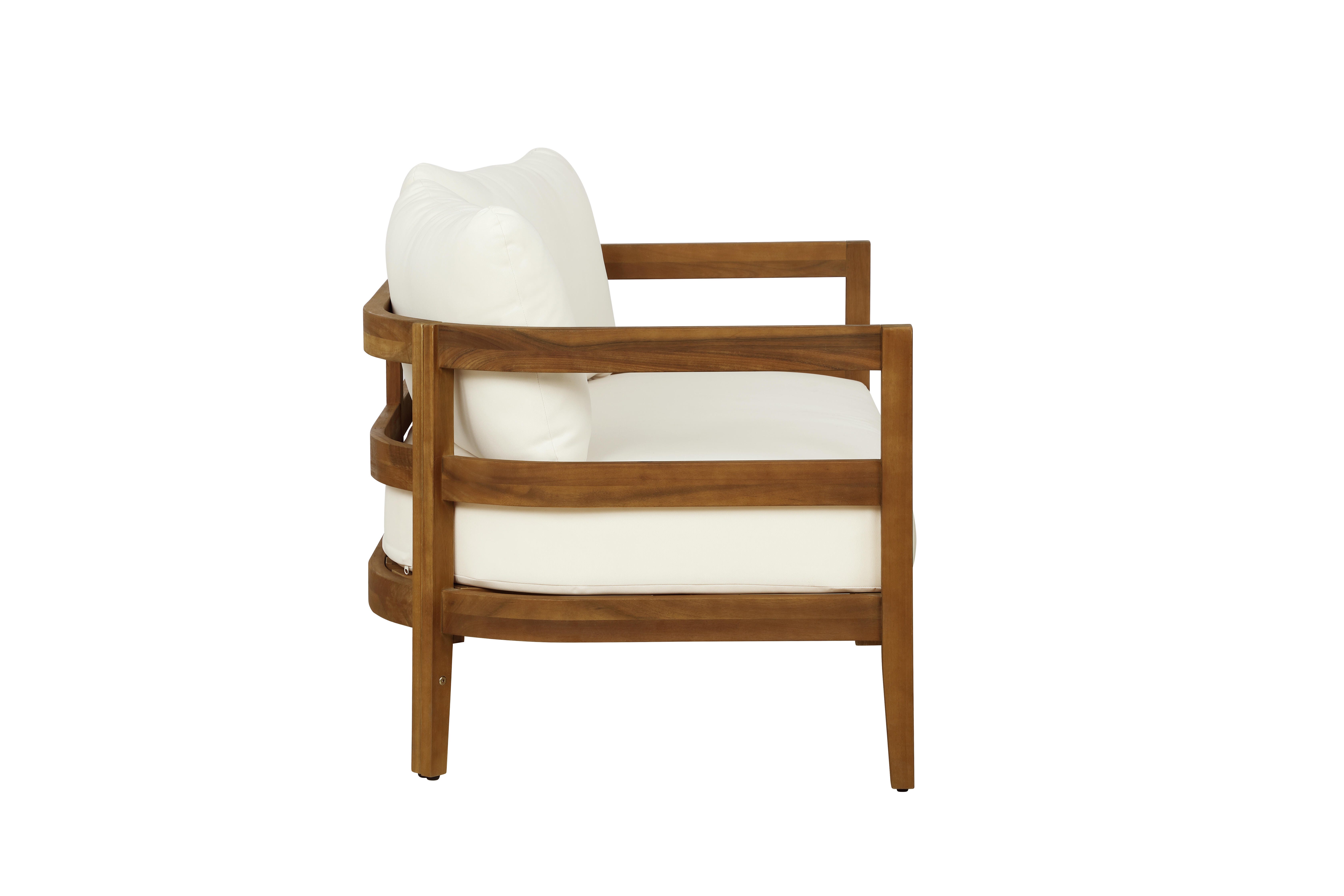 Linon Creston Outdoor Loveseat and Cocktail Table, , large