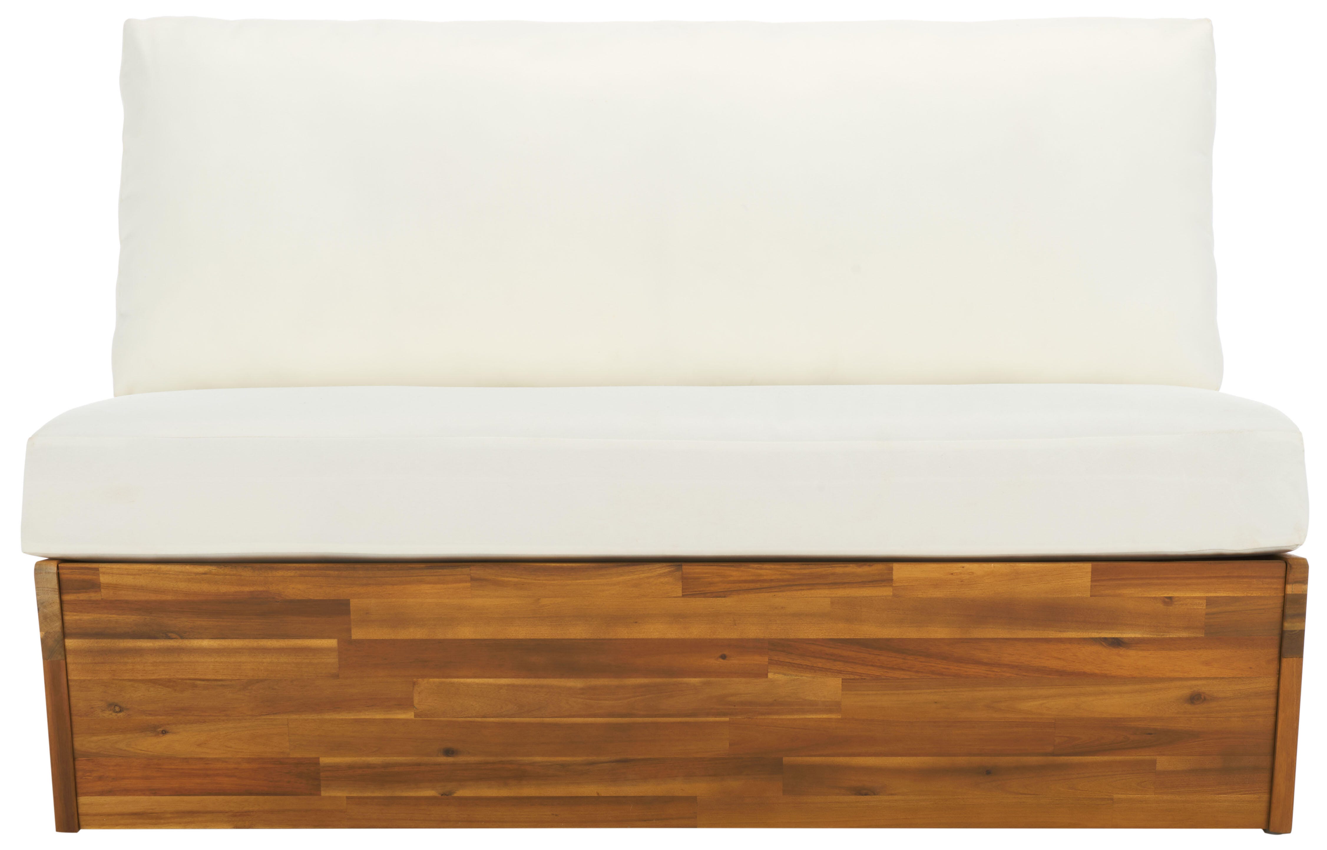 Safavieh Lynn Outdoor Loveseat, Tan/Cream, large