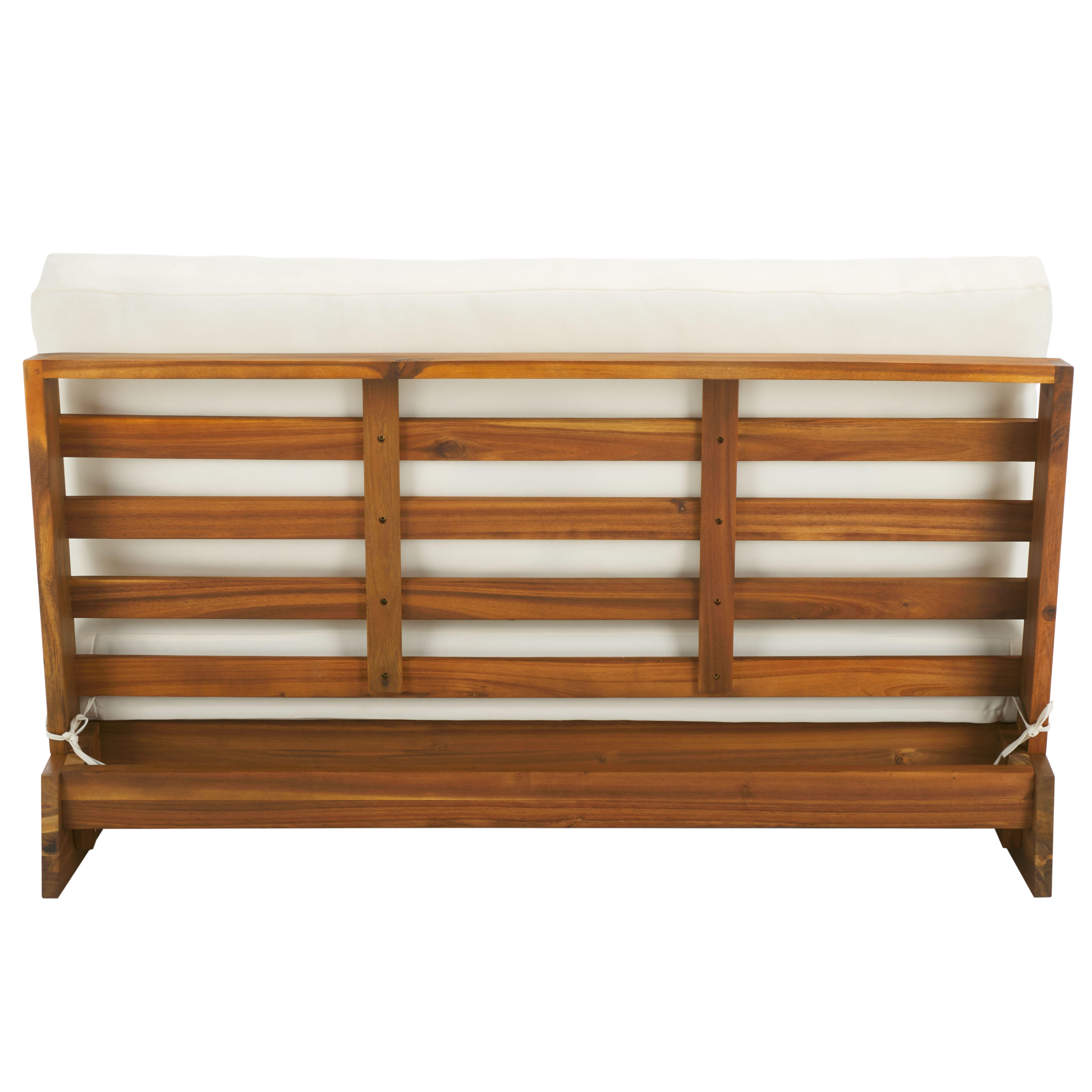 Safavieh Lynn Outdoor Loveseat, Tan/Cream, large