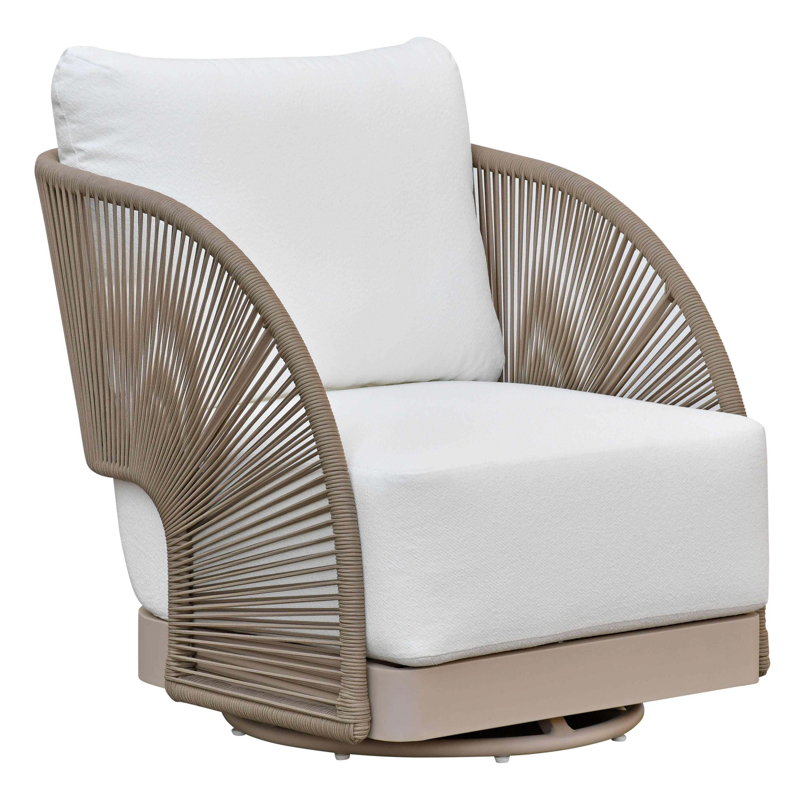 Safavieh Adelandra Swivel Outdoor Lounge Chair, , large