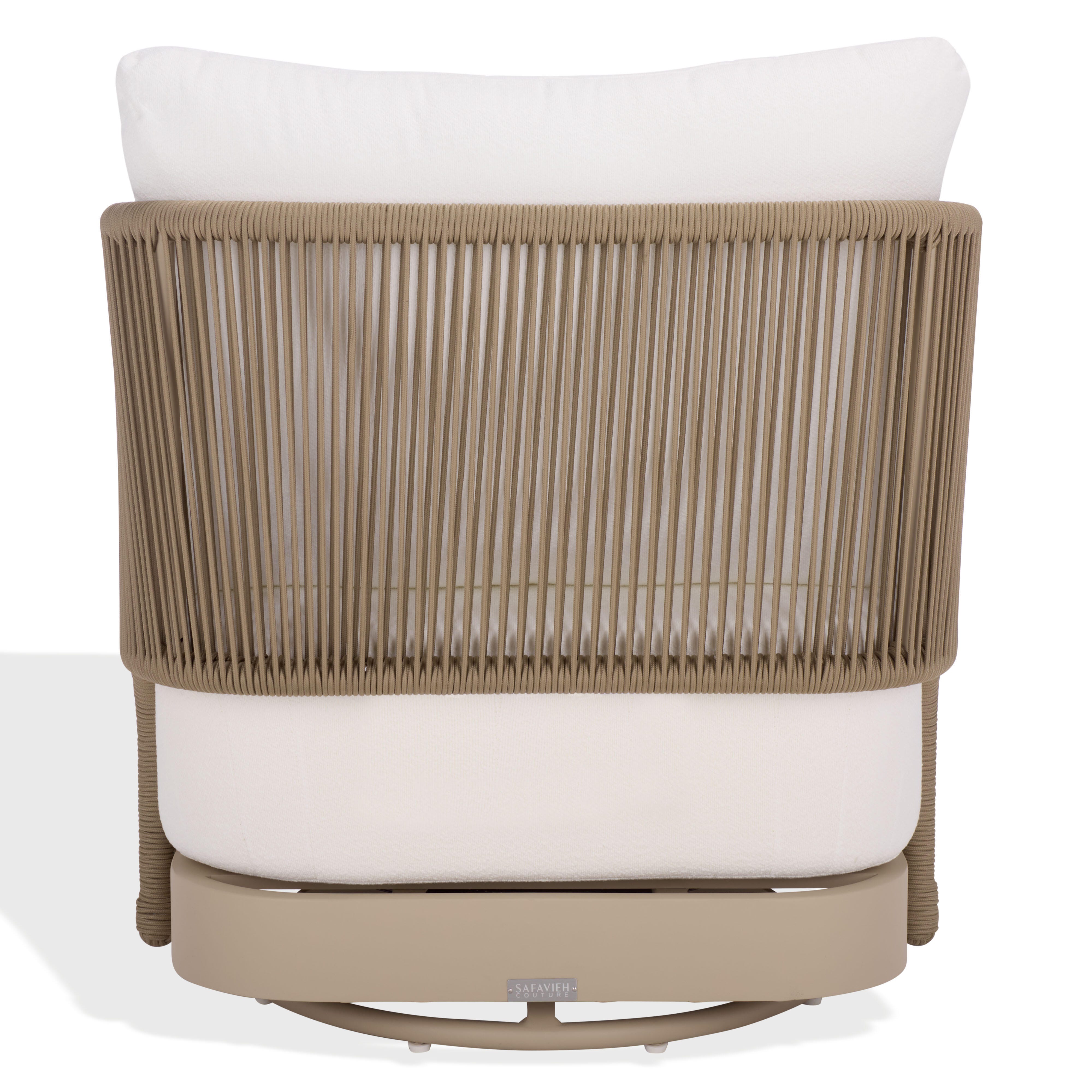 Safavieh Adelandra Swivel Outdoor Lounge Chair, , large