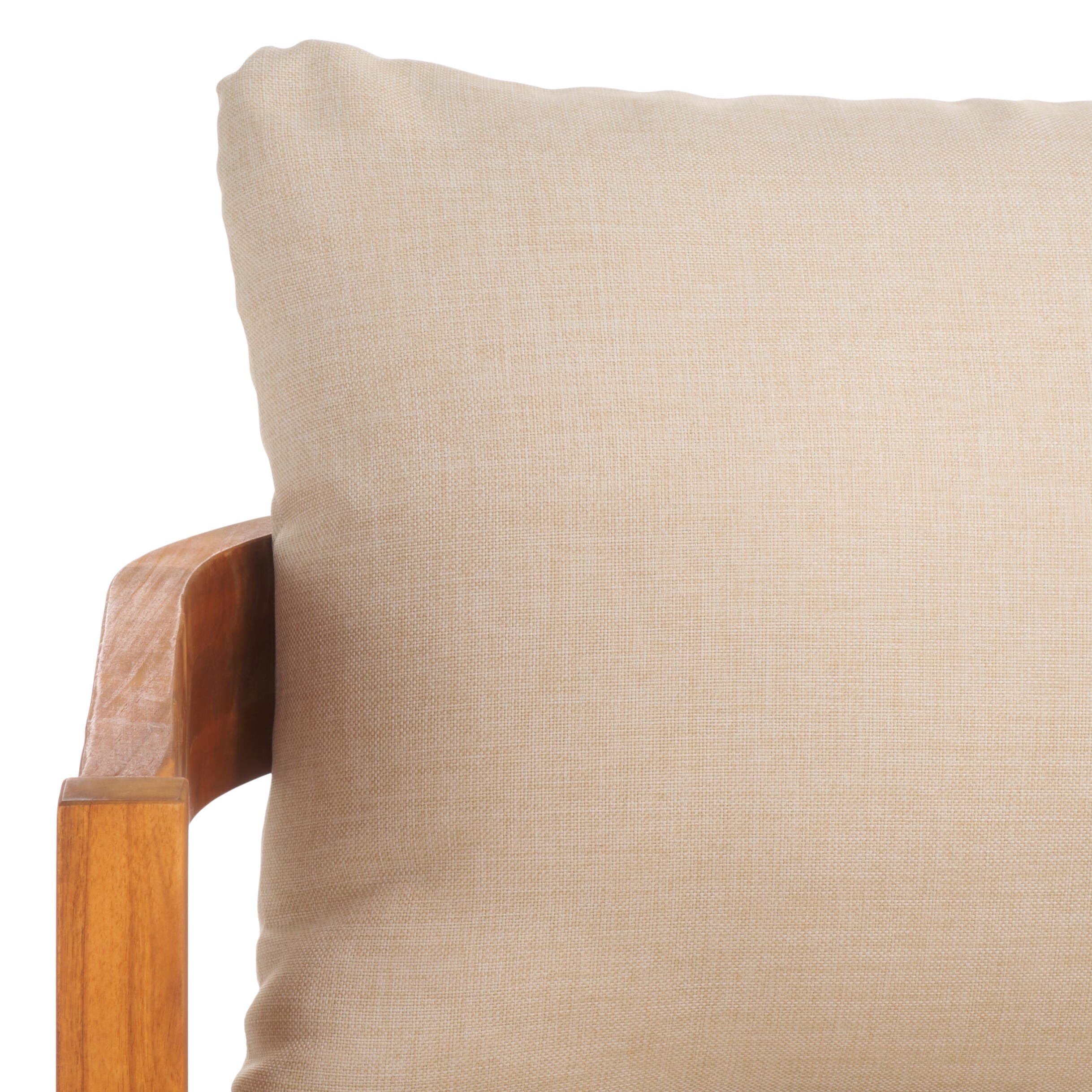 Safavieh Owen Outdoor Sofa, Tan/Cream, large