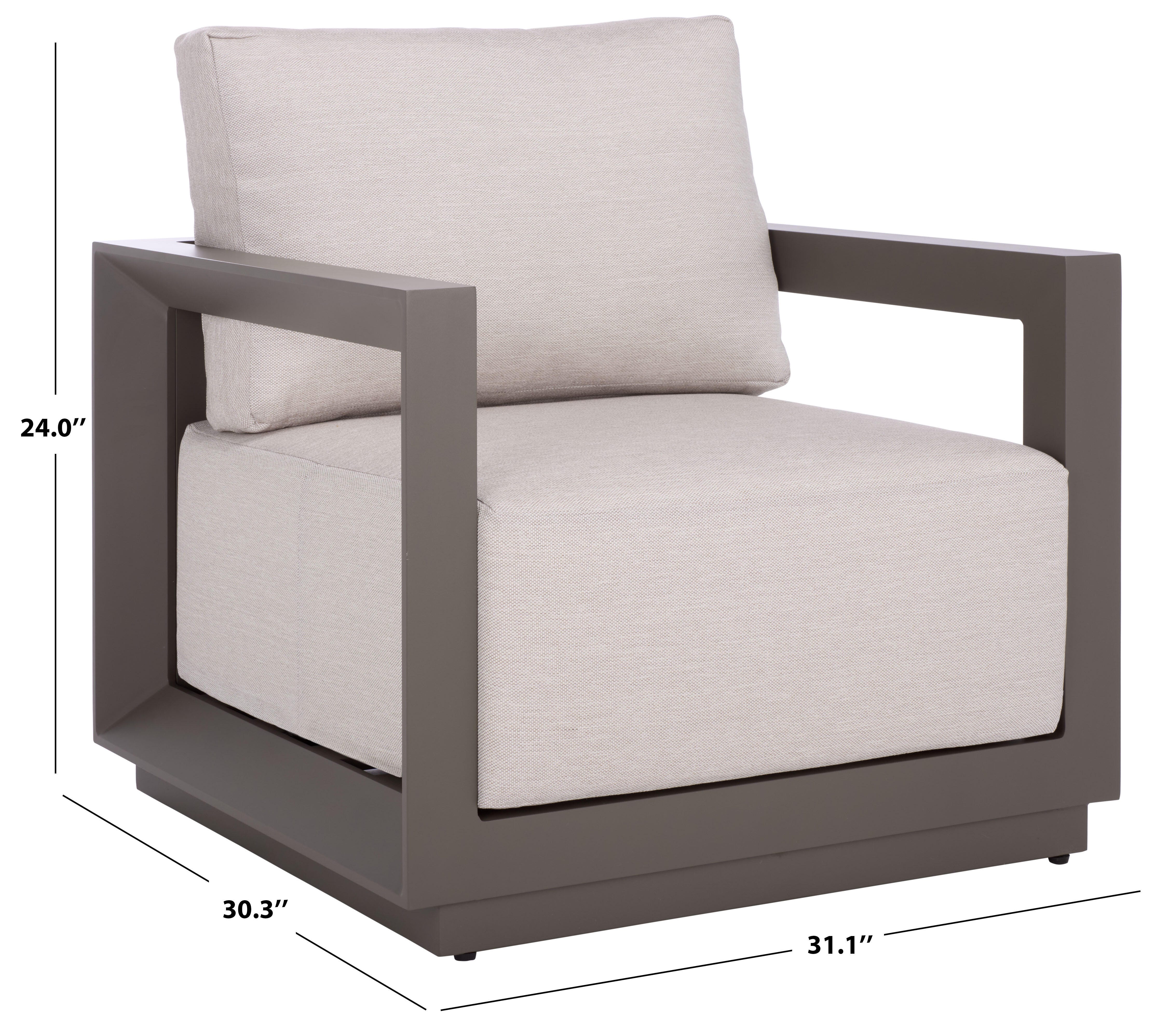 Safavieh Donaldo Outdoor Lounge Chair, , large